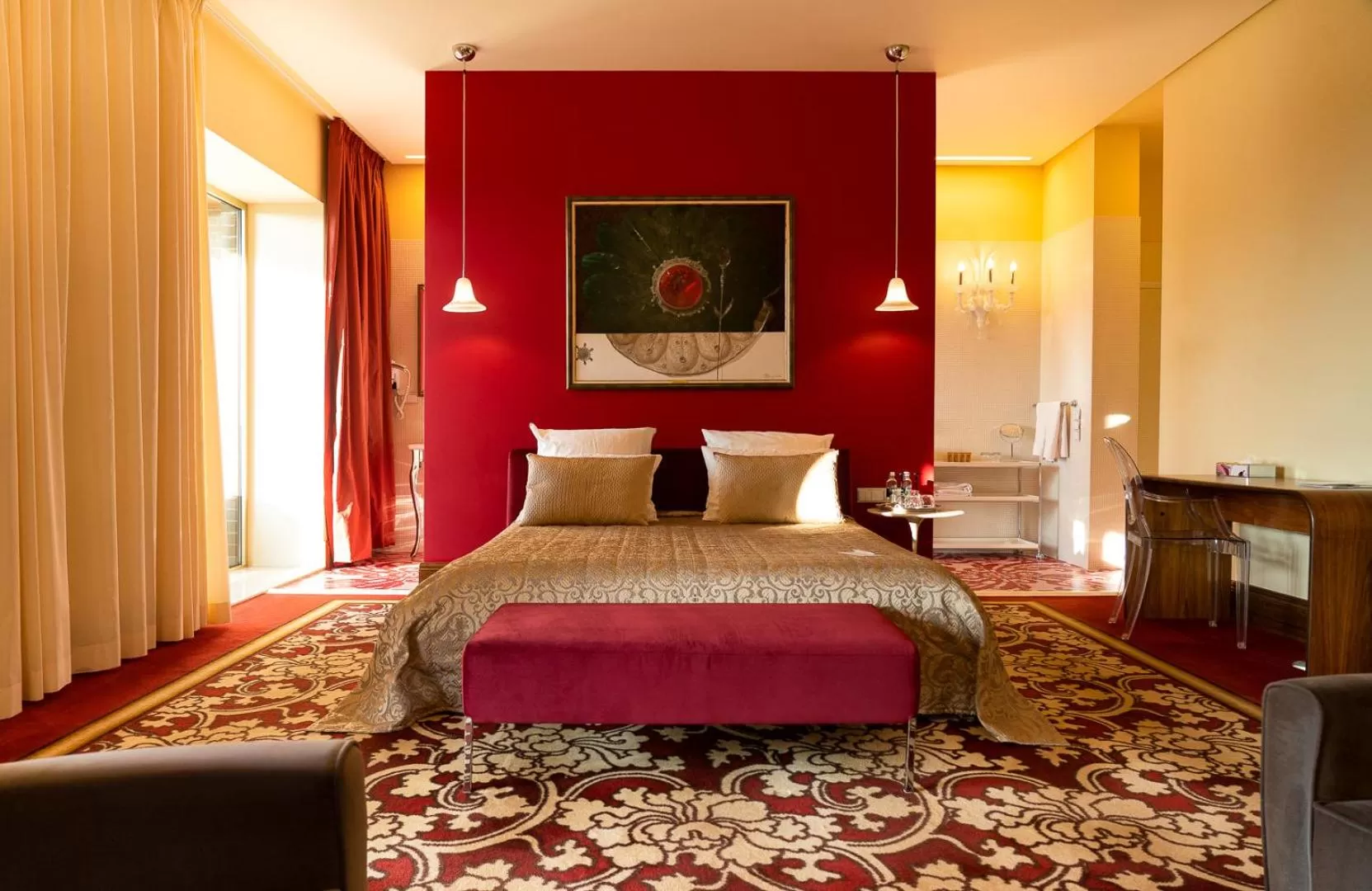 Ruby Deluxe Double Room with Spa Access in Harmony Park Hotel & SPA