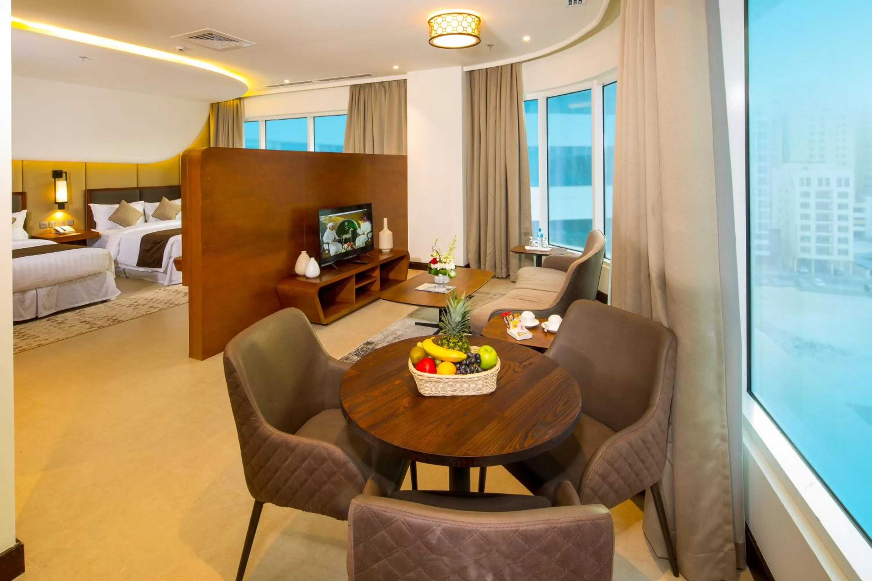 Living room, Bed in Arch Hotel