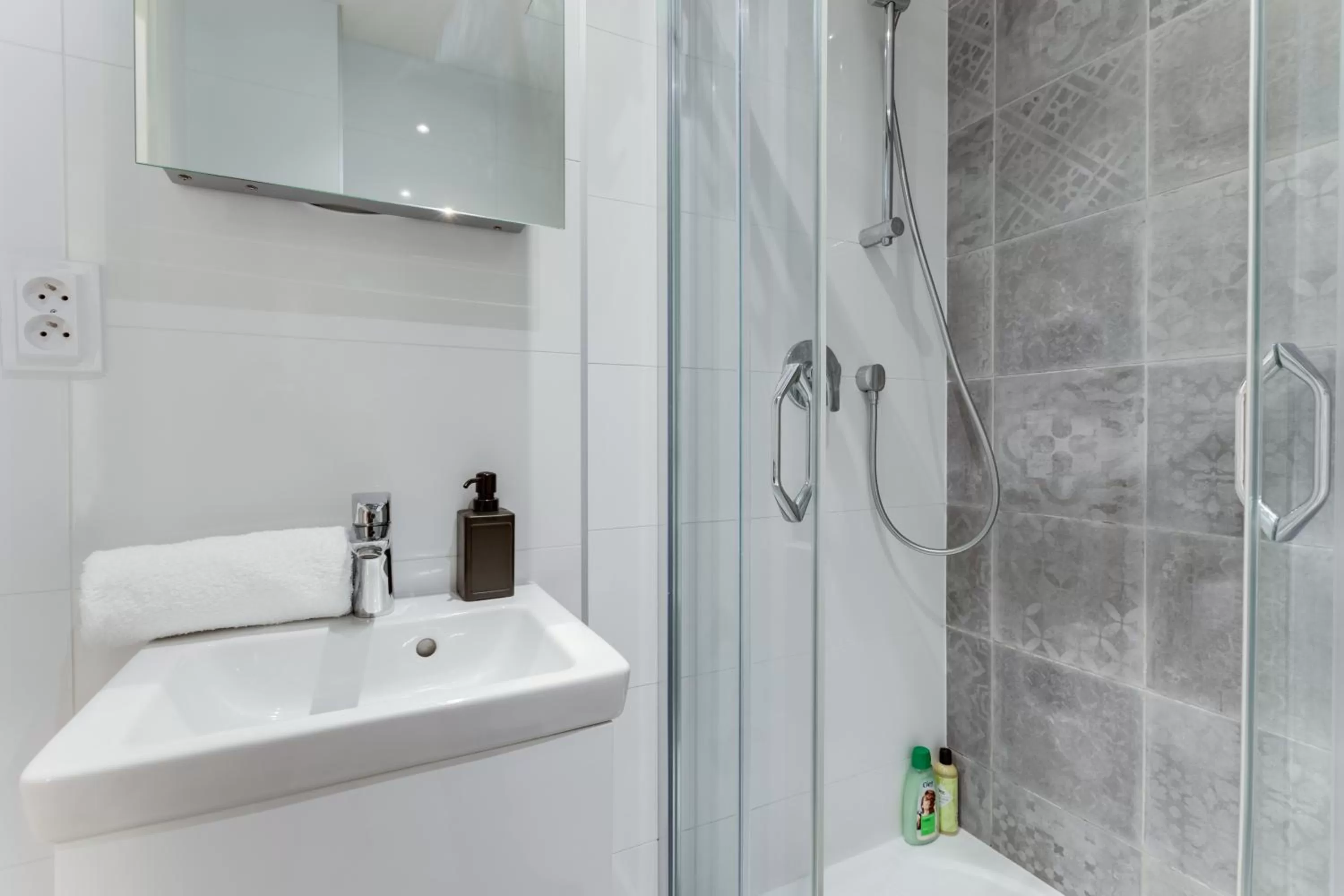 Bathroom in Lampi Aparthotel Prague