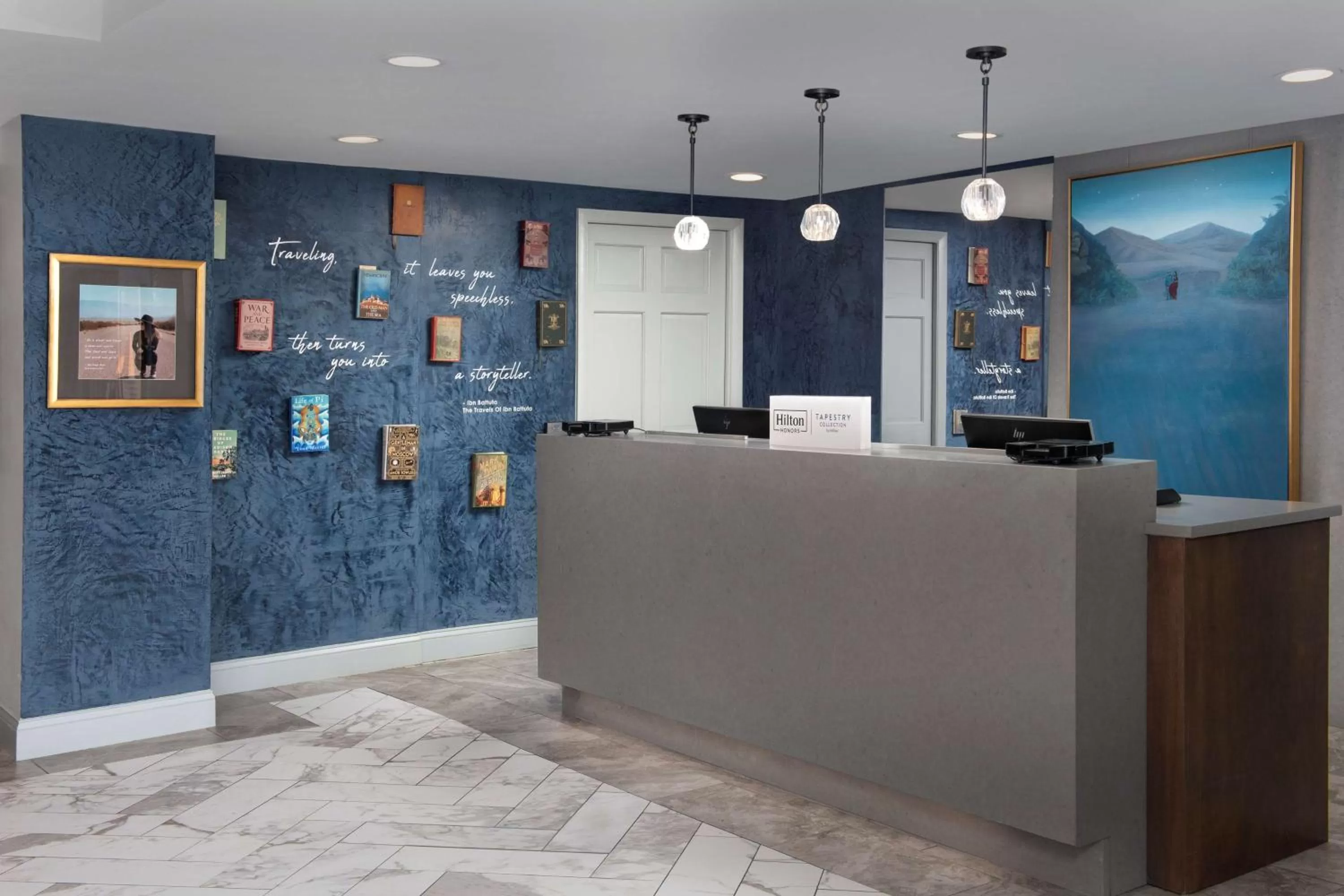 Lobby or reception in West End Washington DC, Tapestry Collection by Hilton