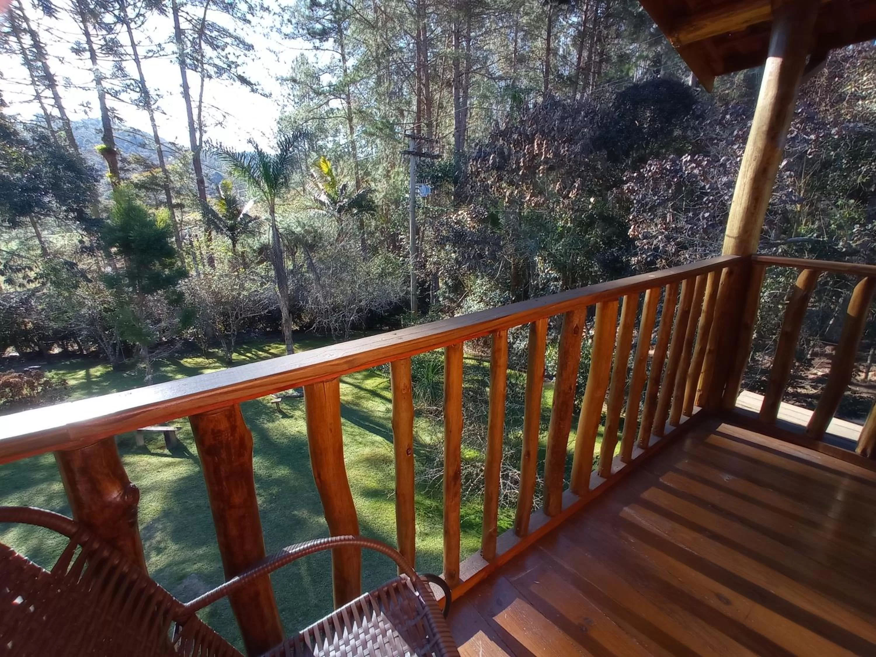 Balcony/Terrace in Pousada São Miguel