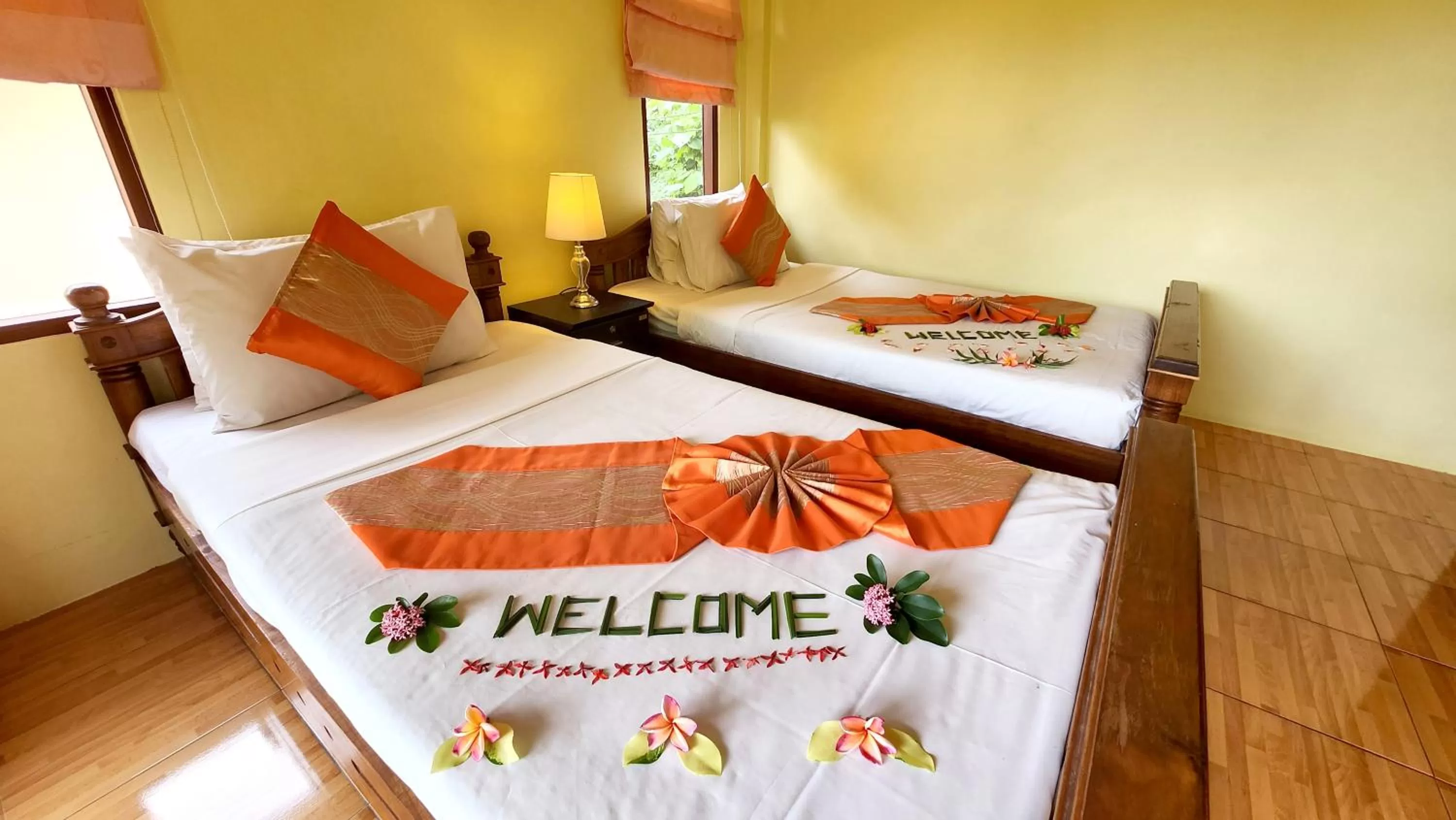 Bed in Sawaddee Aonang Resort