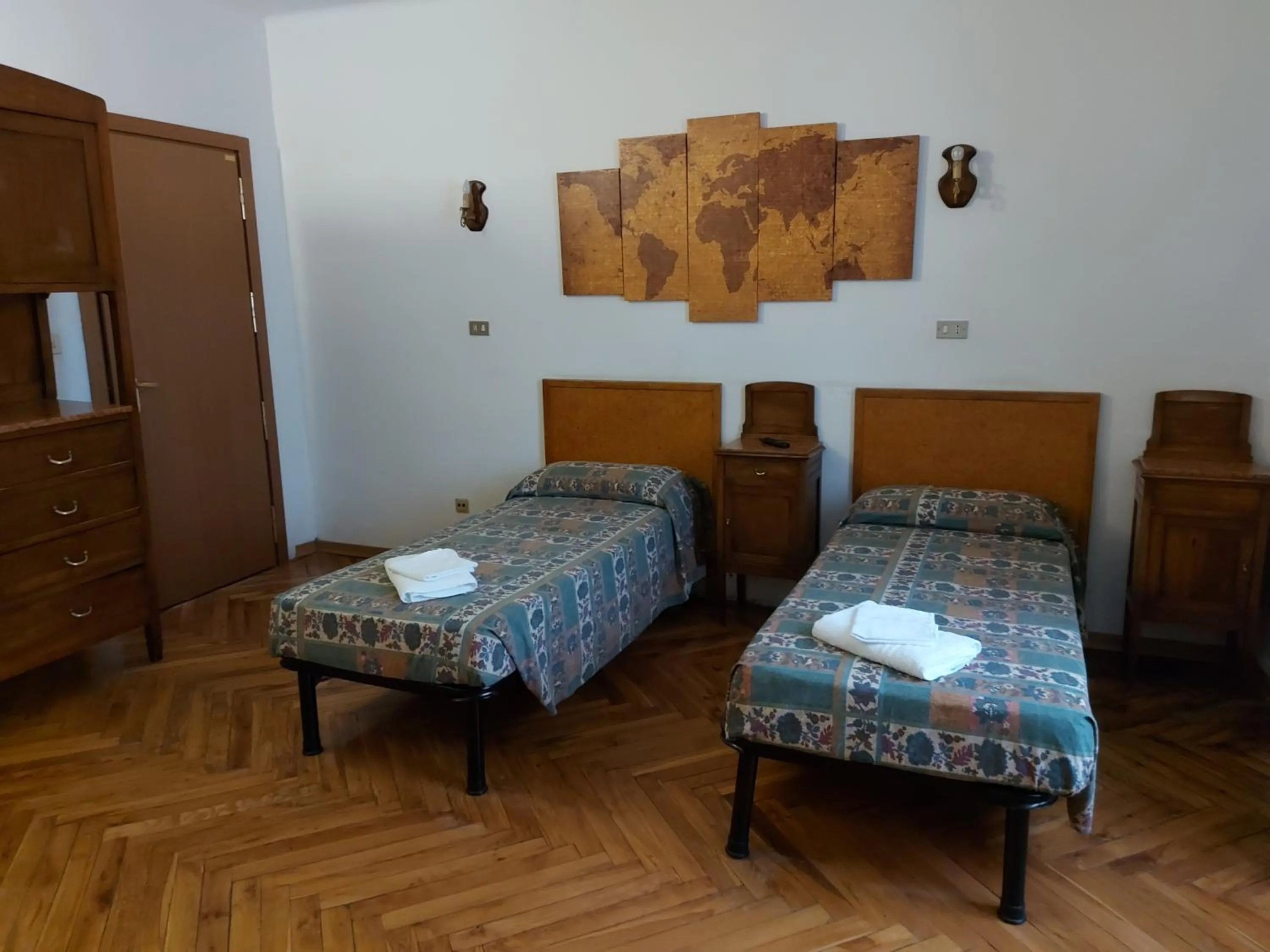 Bed in Hotel Sommeiller