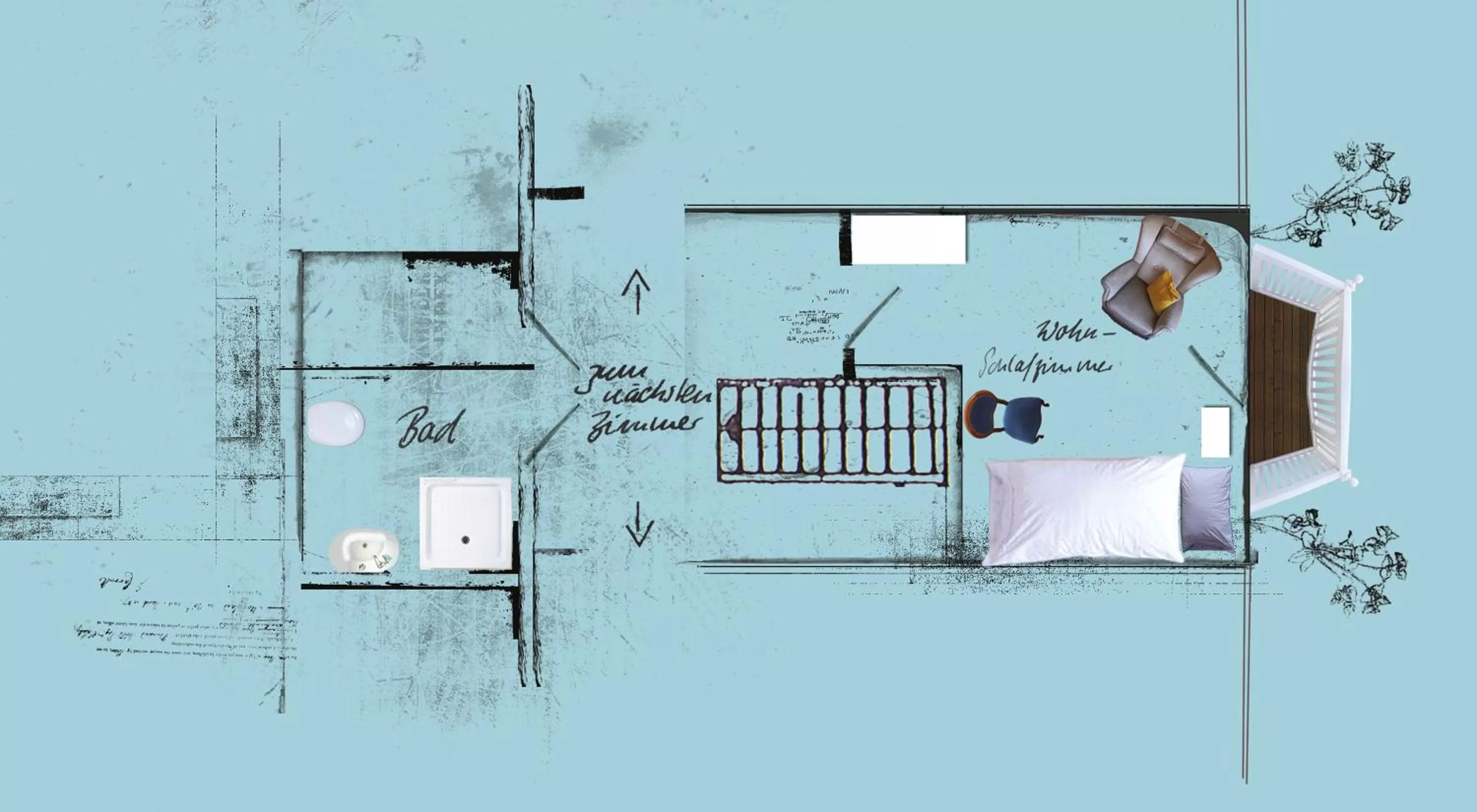 Floor Plan in Boutique Hotel Haus Noge Sylt - Kapitaenshaus strandnah