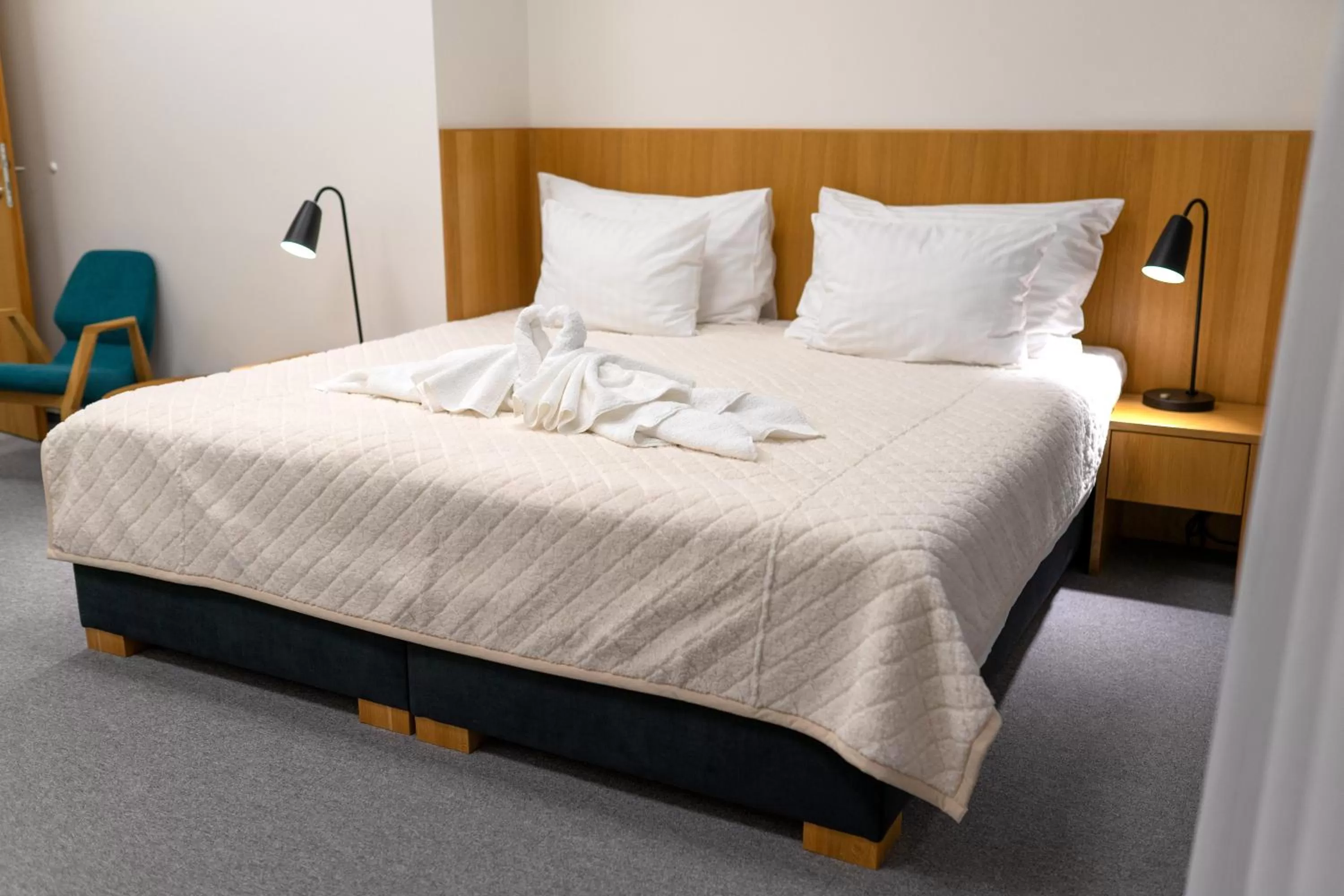 Bed in Hotel Smetanova