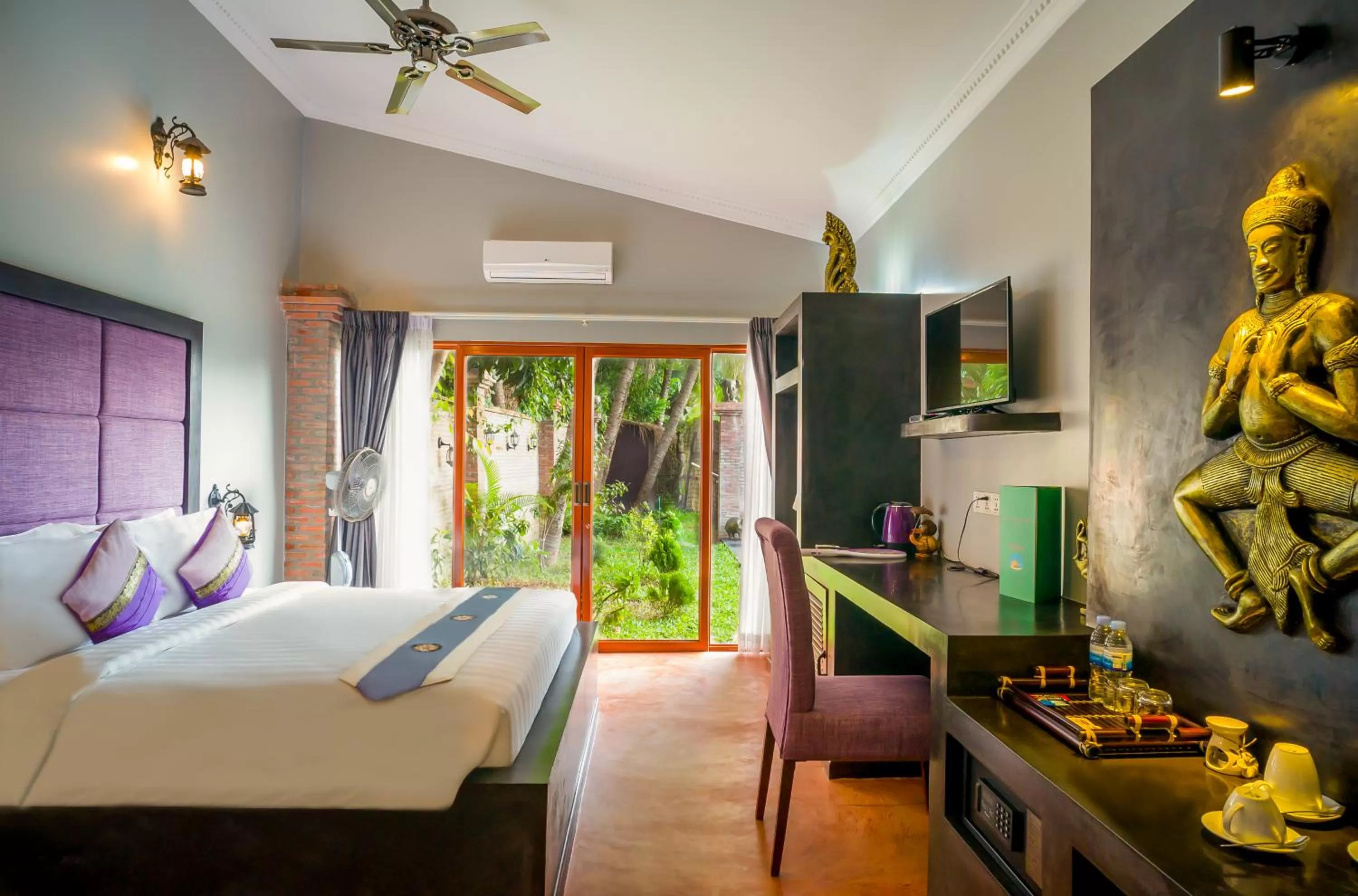 Photo of the whole room, Bed in Authentic Khmer Village Resort