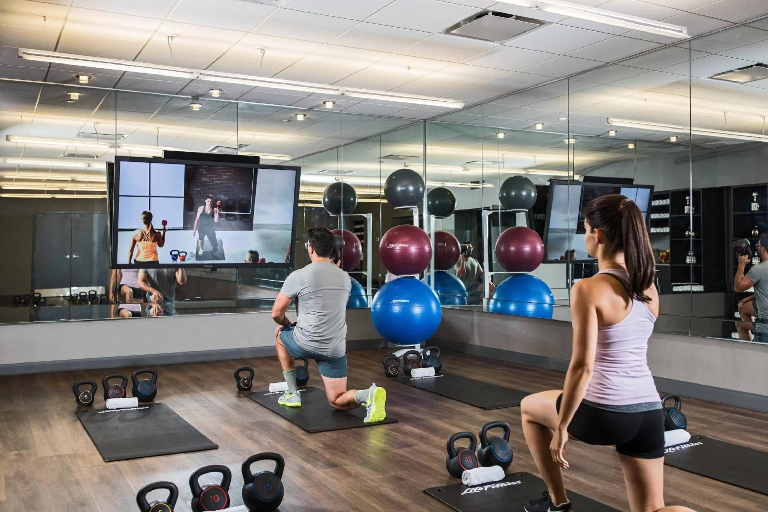 Fitness centre/facilities in Chicago Marriott Downtown Magnificent Mile