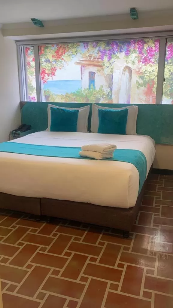 Bed in Hotel Casa Antigua