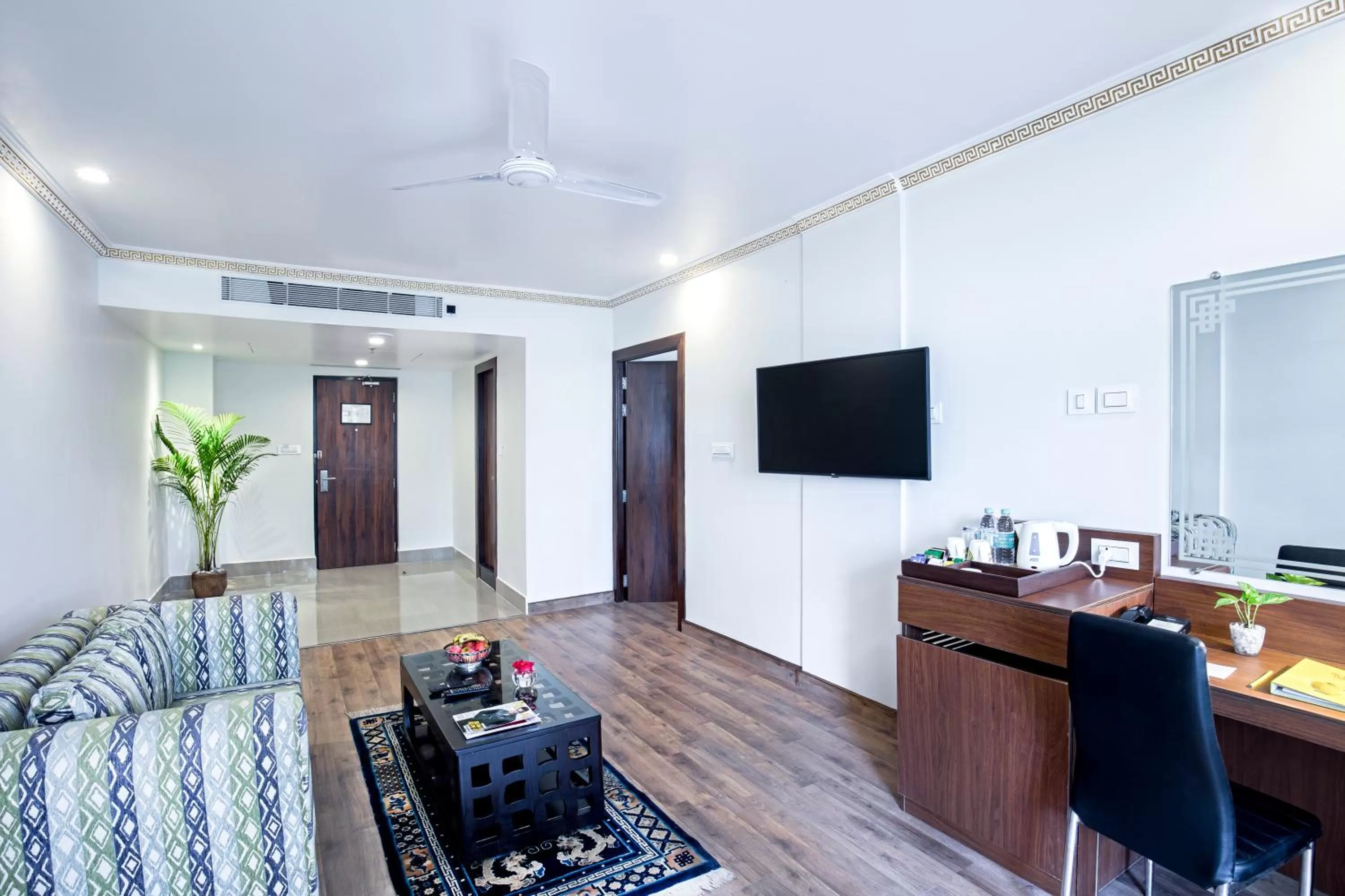 Bed in Lemon Tree Hotel Gangtok