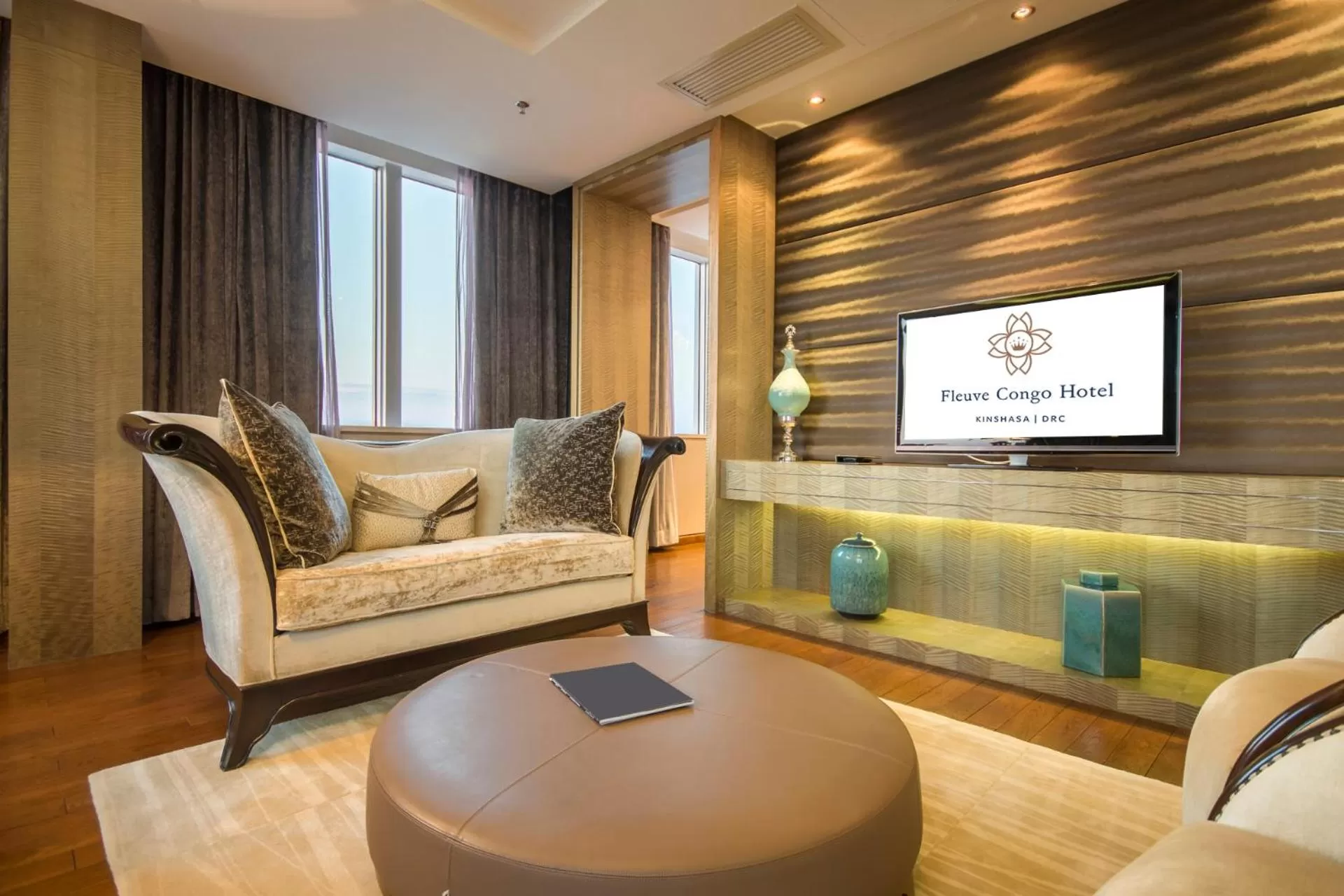 Living room in Fleuve Congo Hotel By Blazon Hotels