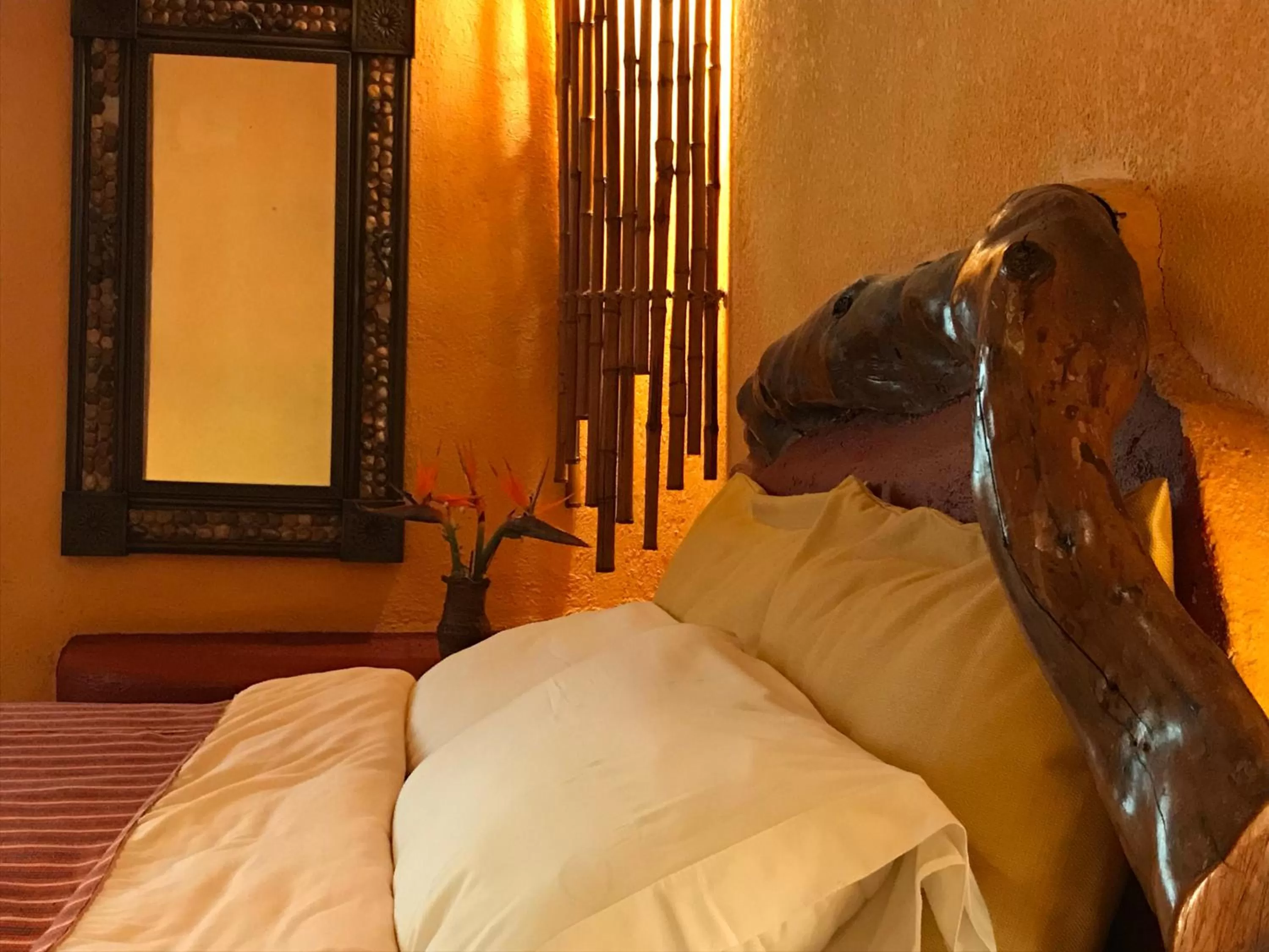 Bed in Hotel puesta del sol