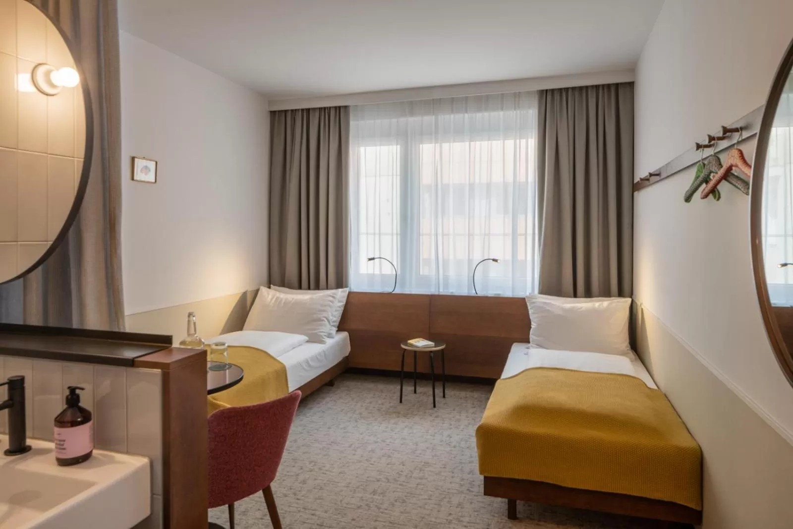 Bedroom, Bed in magdas HOTEL Vienna City - First Social Business HOTEL in Austria