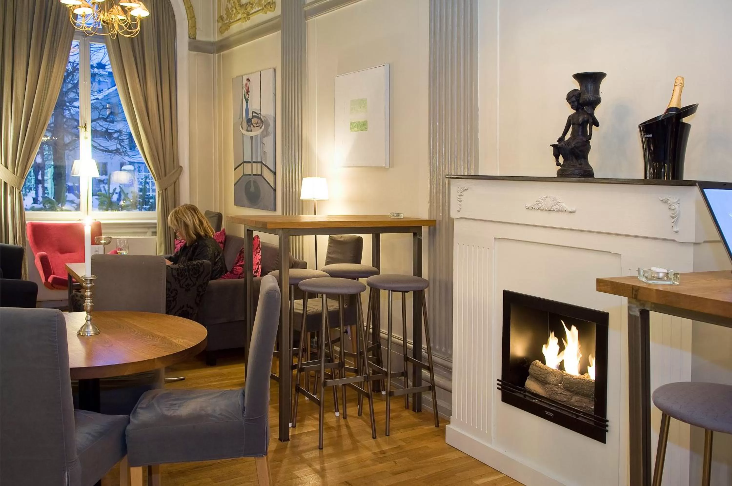 Lounge or bar in Grand Hotell Hörnan