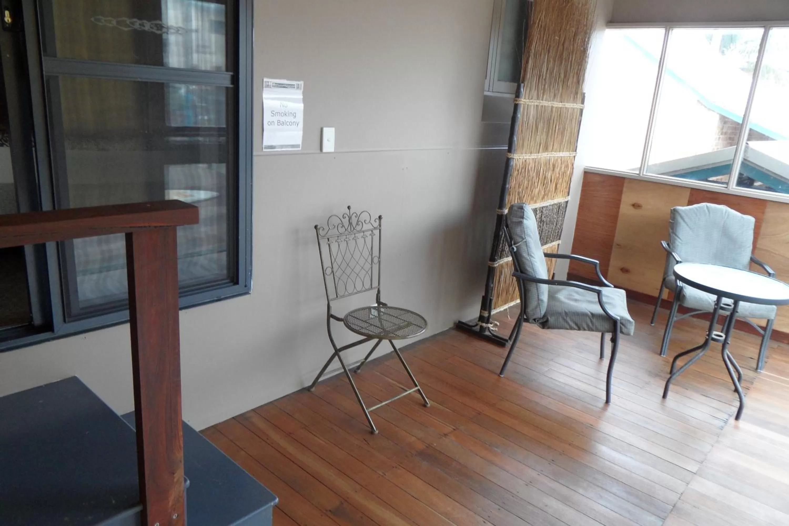 Seating area in 31 on the Terrace