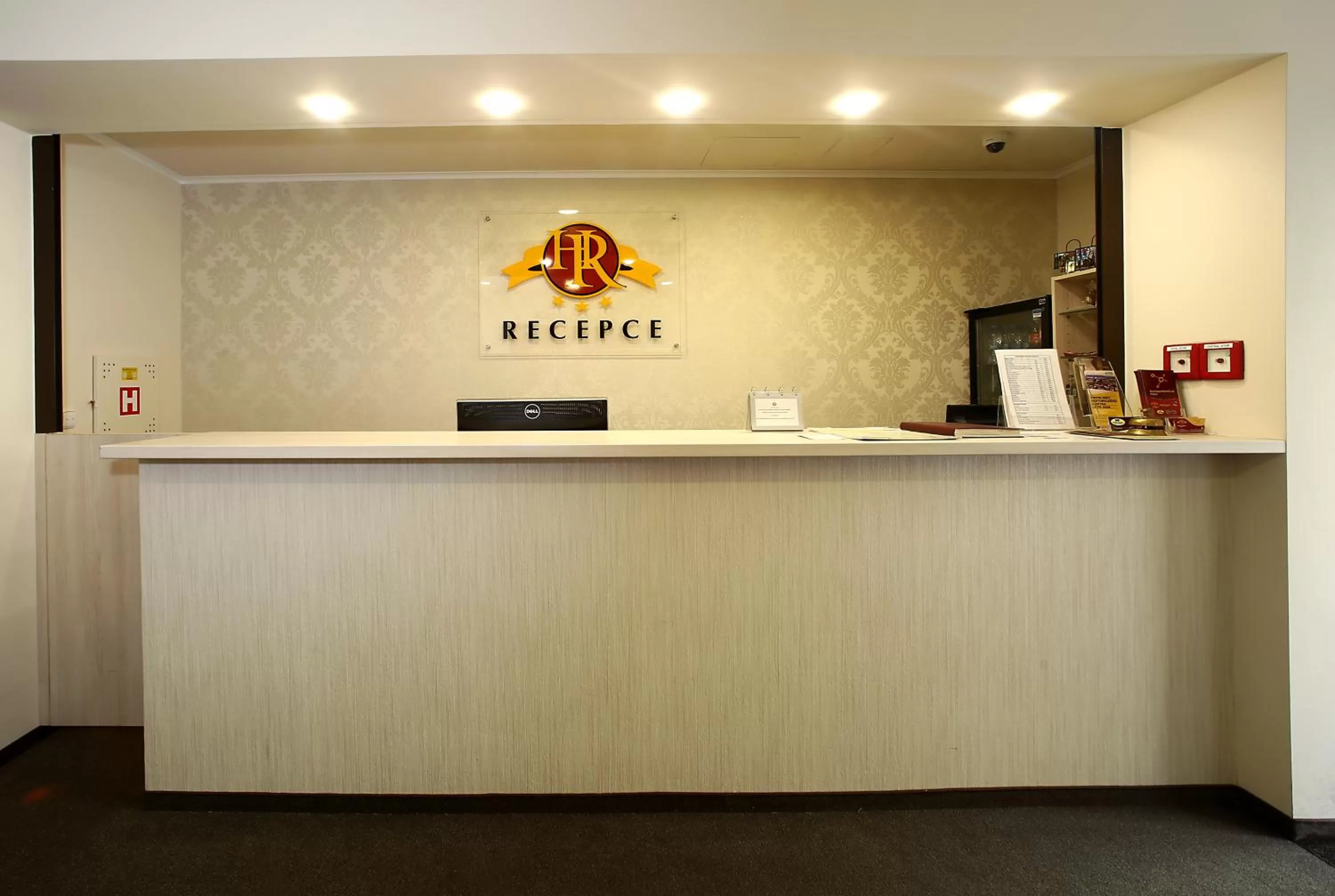 Lobby or reception in Hotel Roudna