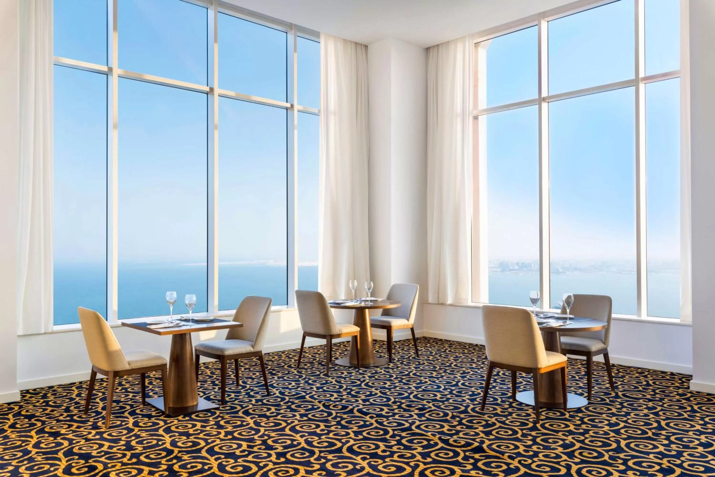 Meeting/conference room in Aleph Doha Residences, Curio Collection By Hilton