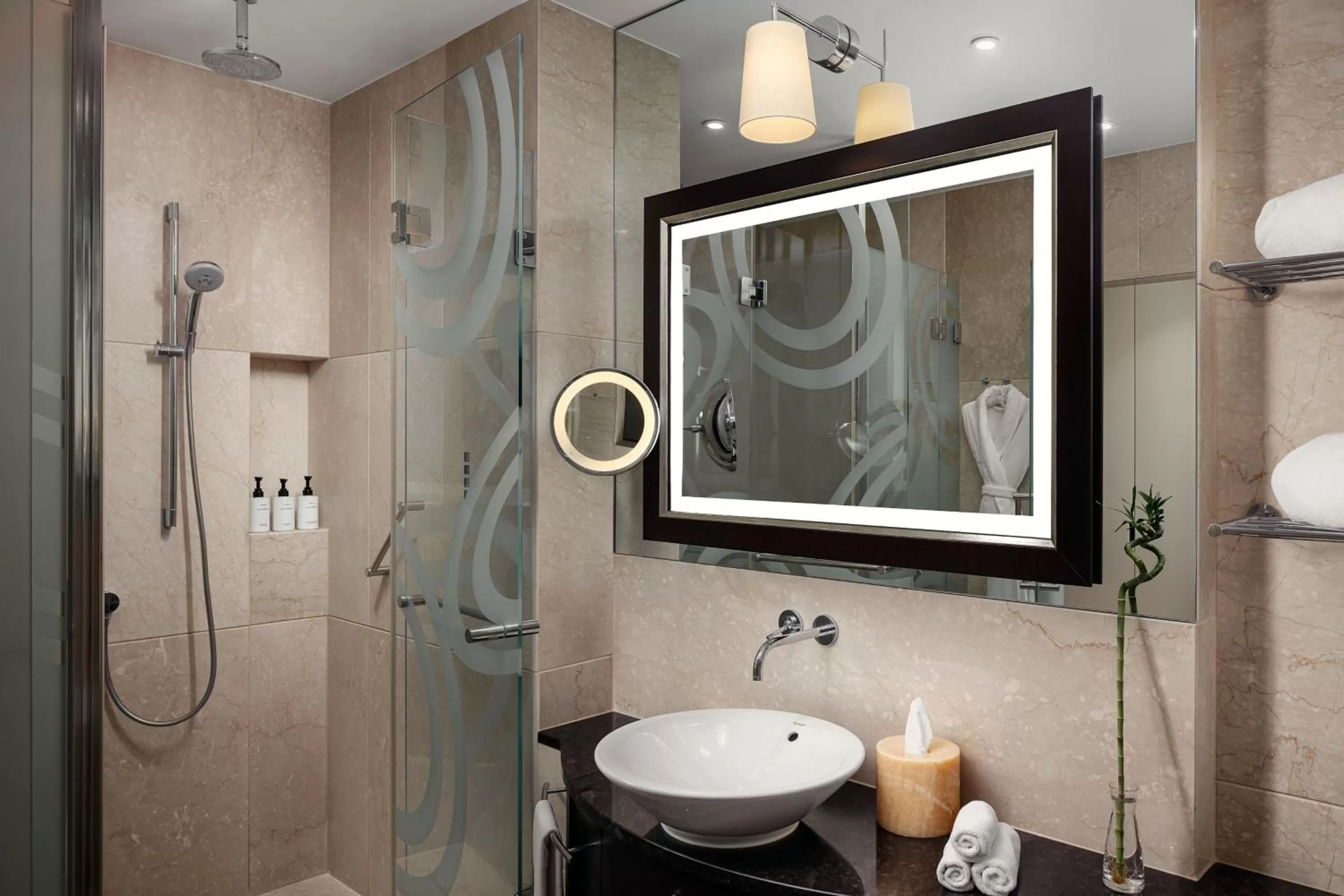 Bathroom in Grand Hotel River Park, a Luxury Collection Hotel, Bratislava