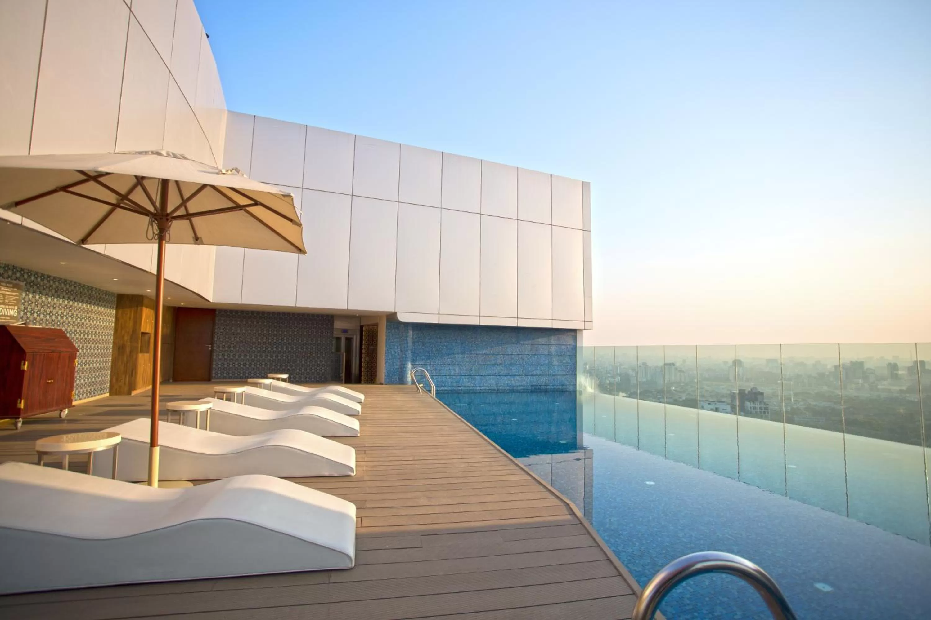 Swimming pool in Crowne Plaza Dhaka Gulshan by IHG