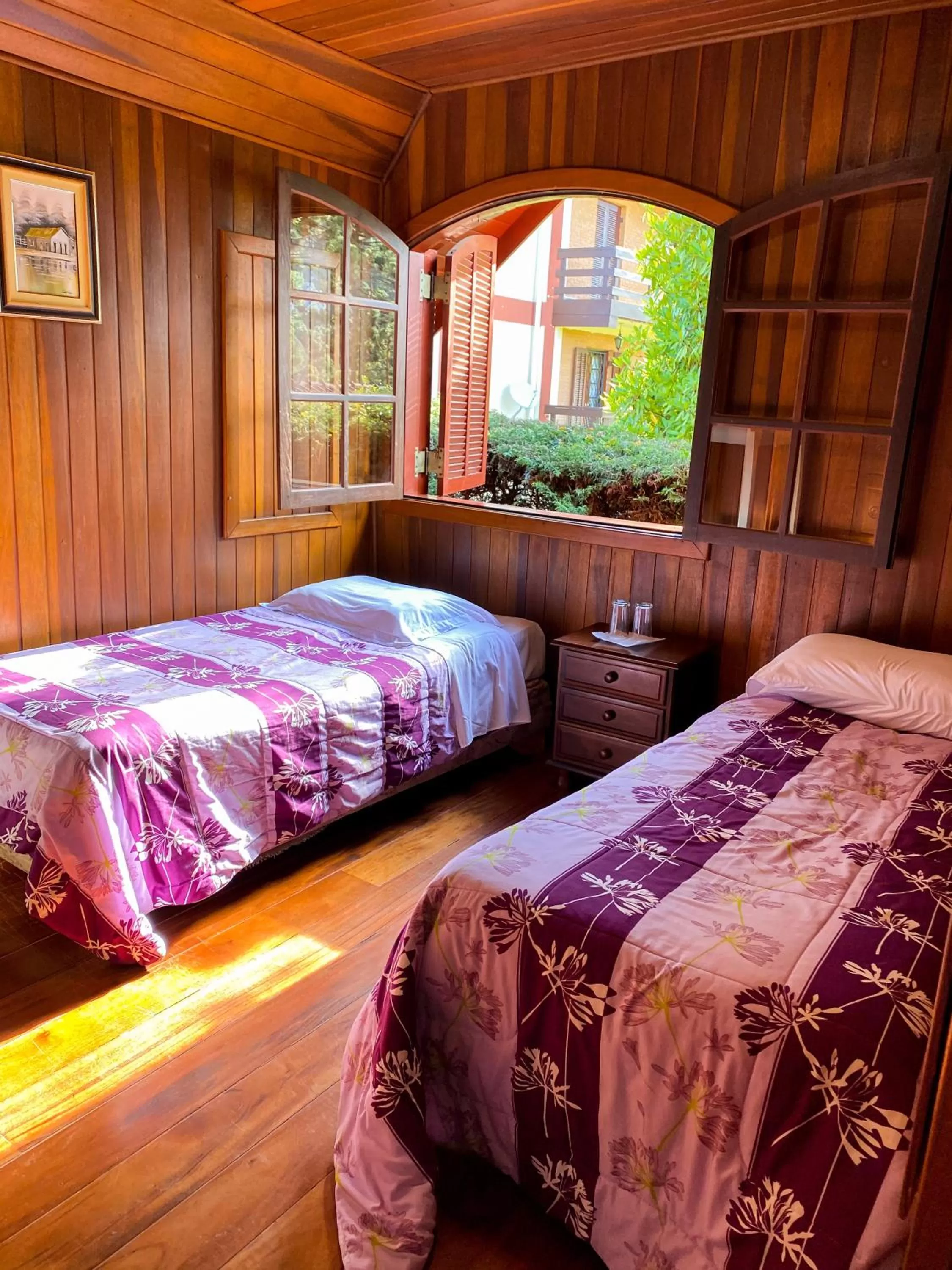 Bed in Pousada da Lua