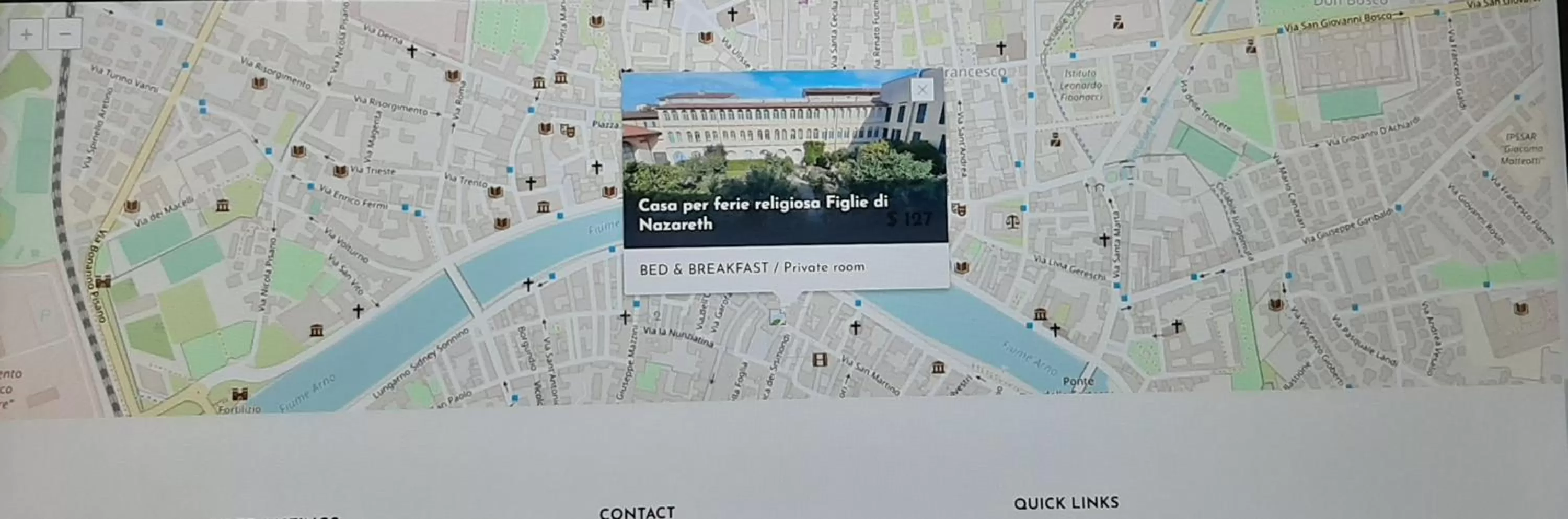 City view in Casa per ferie religiosa Figlie di Nazareth