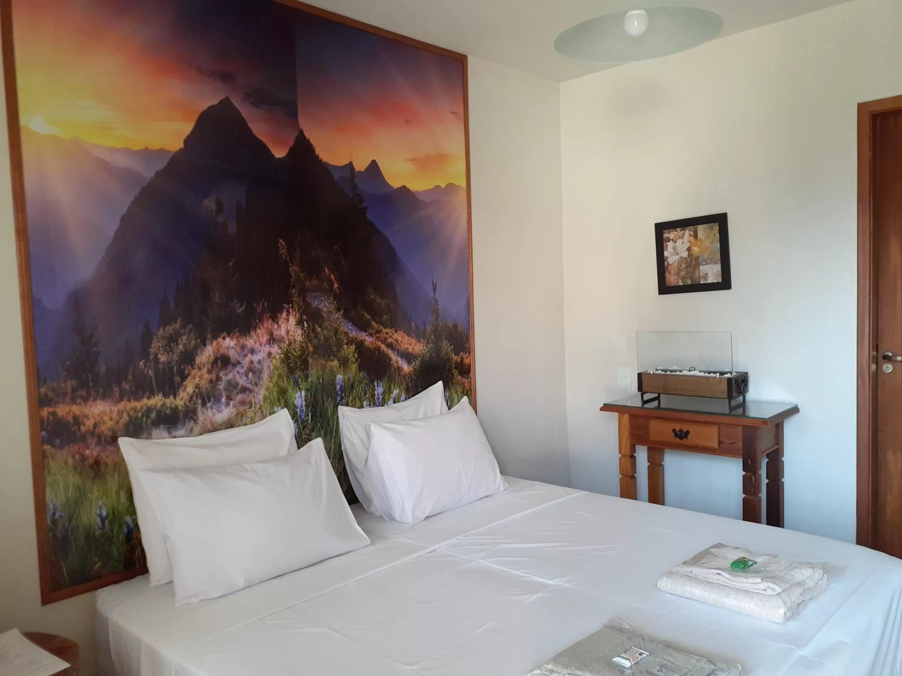 Bed in Pousada R.N.C. Nosso Paraíso