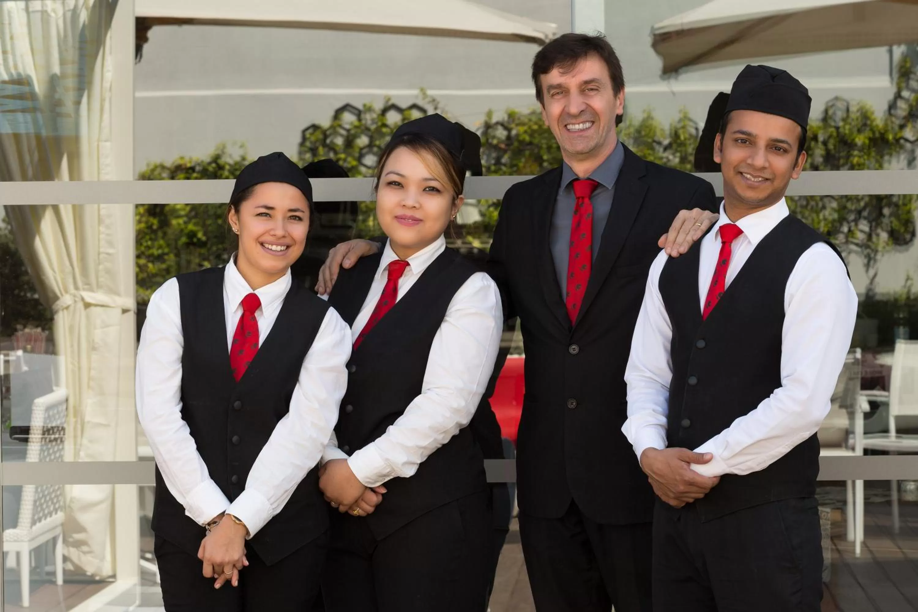 Patio in iQ Hotel Roma