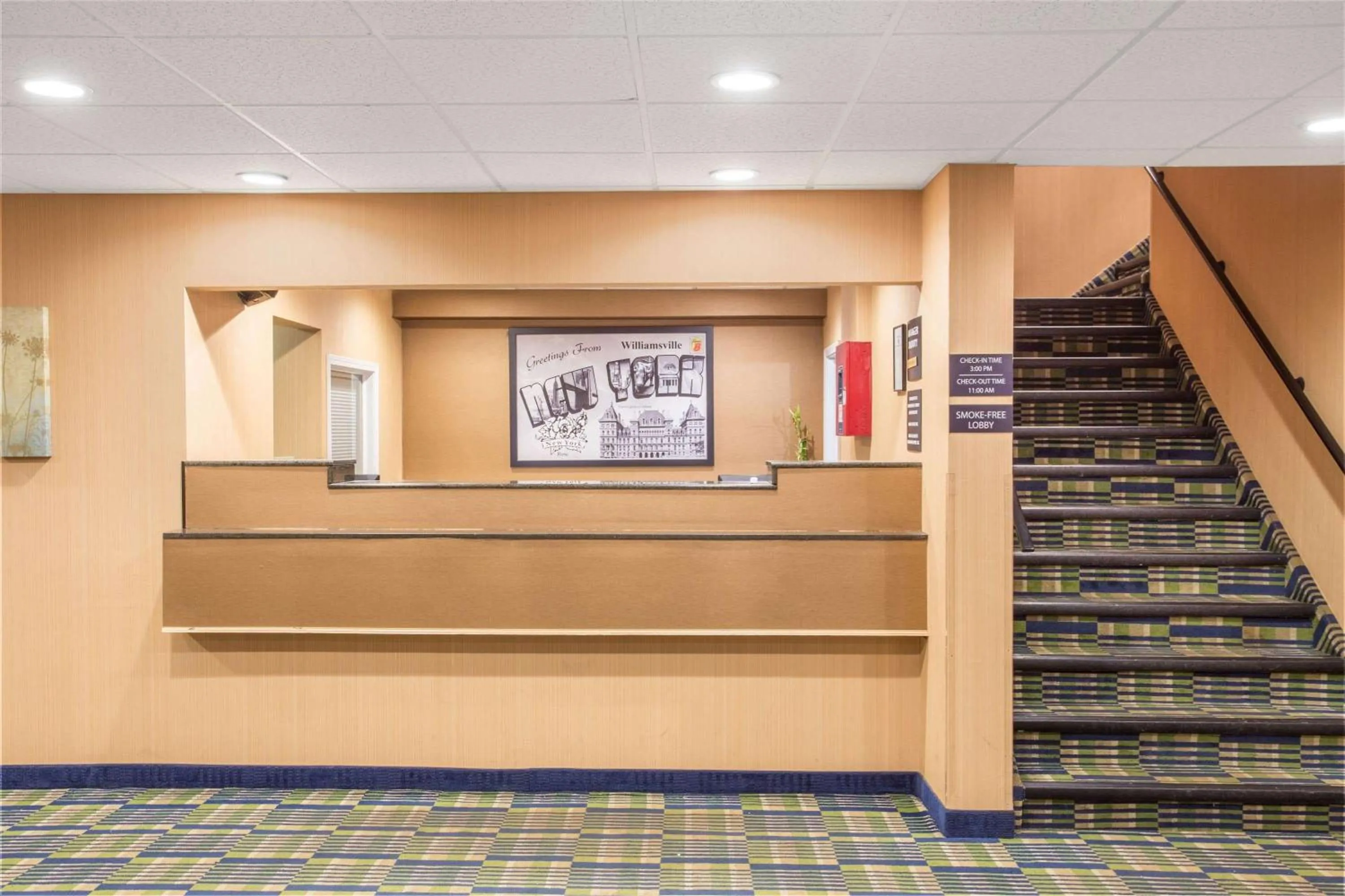 Lobby or reception in FairBridge Inn Express Buffalo Airport Williamsville