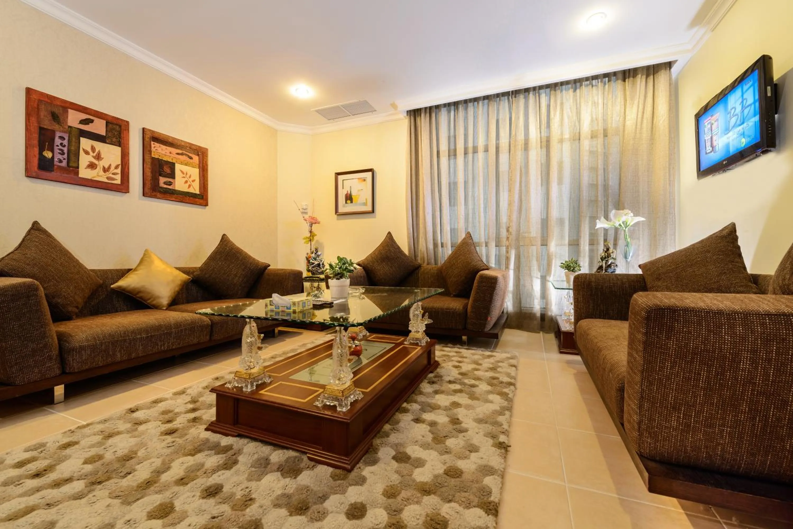 Living room in Bravo Royal Hotel Suites