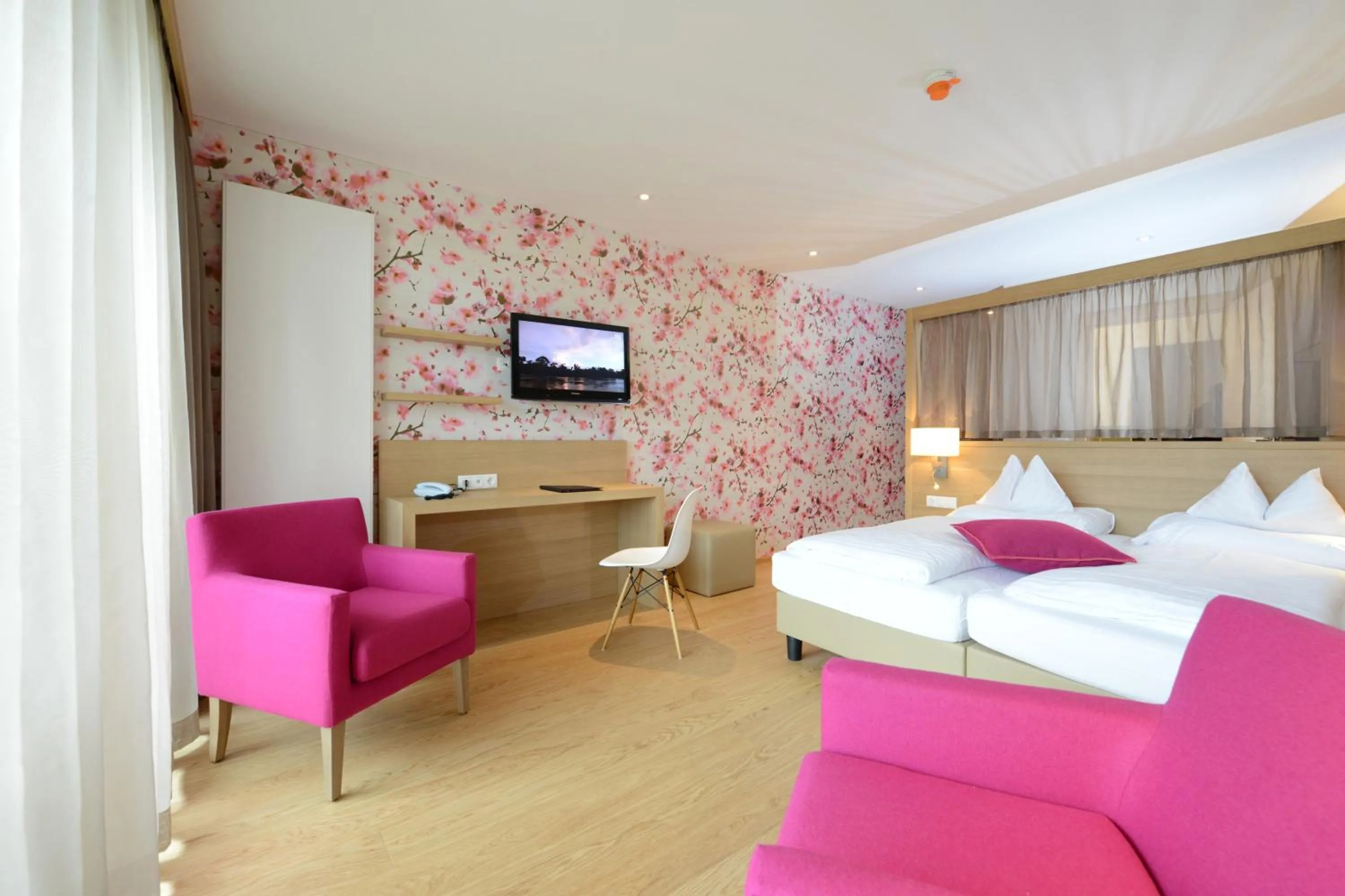 Bed in Hotel Moserhof