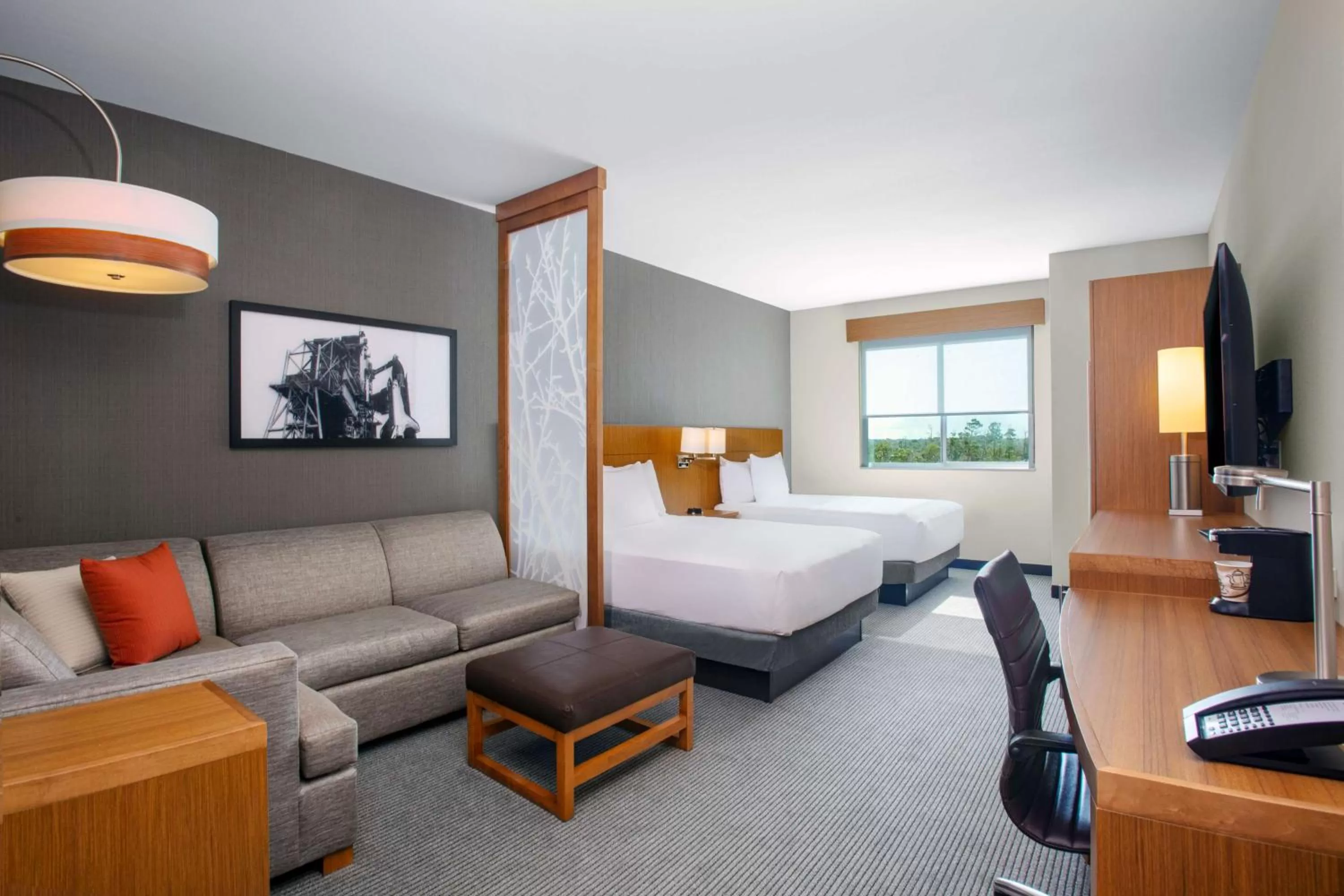Photo of the whole room in Hyatt Place Titusville Kennedy Space Center