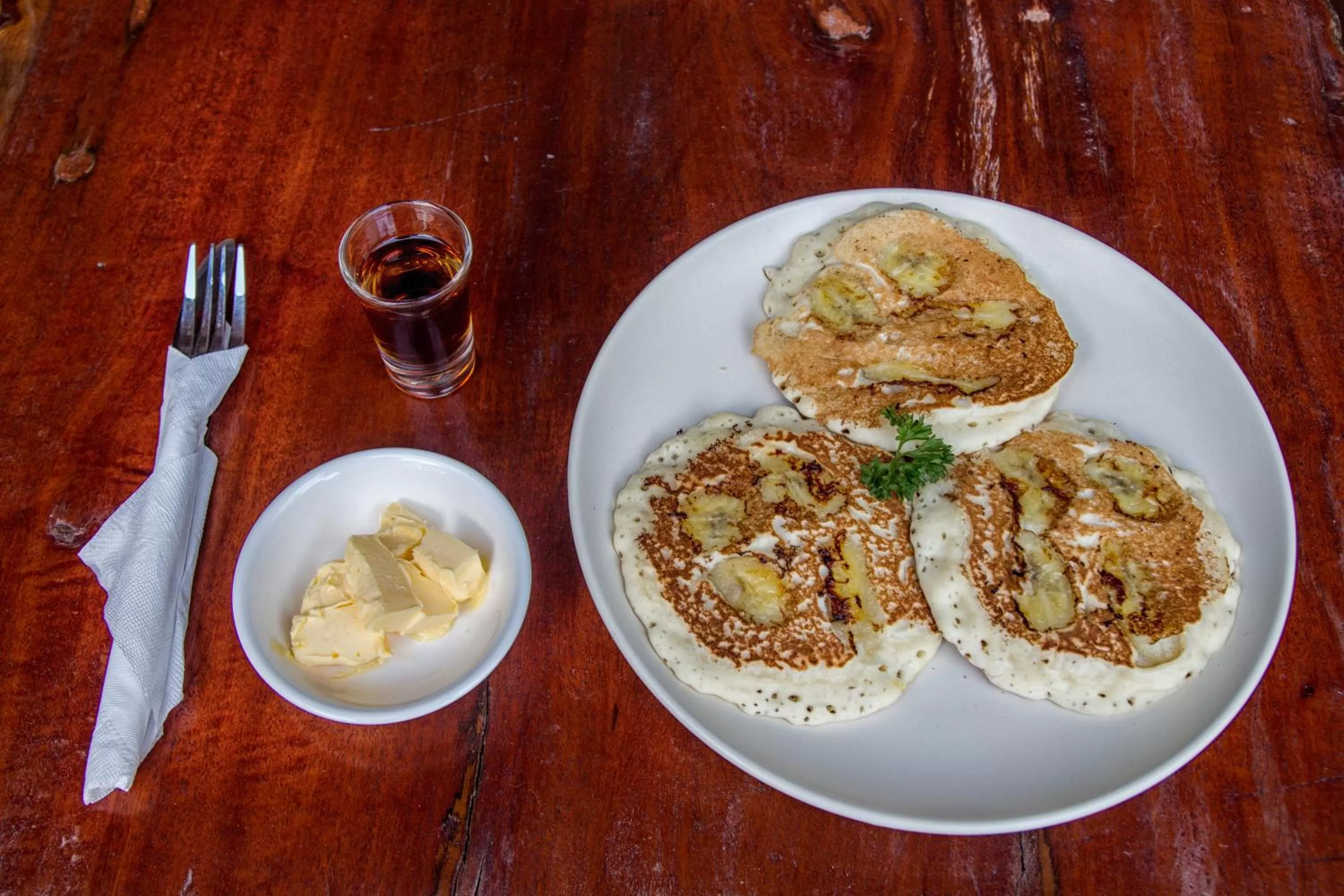 Food in Poolside Villa