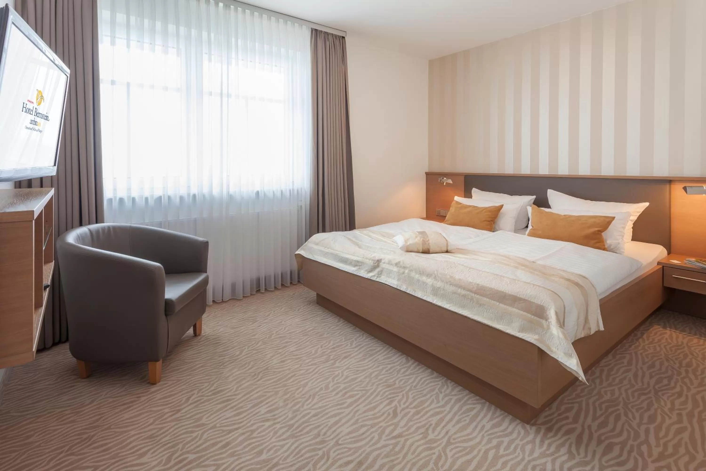 Bed in Hotel Bernstein