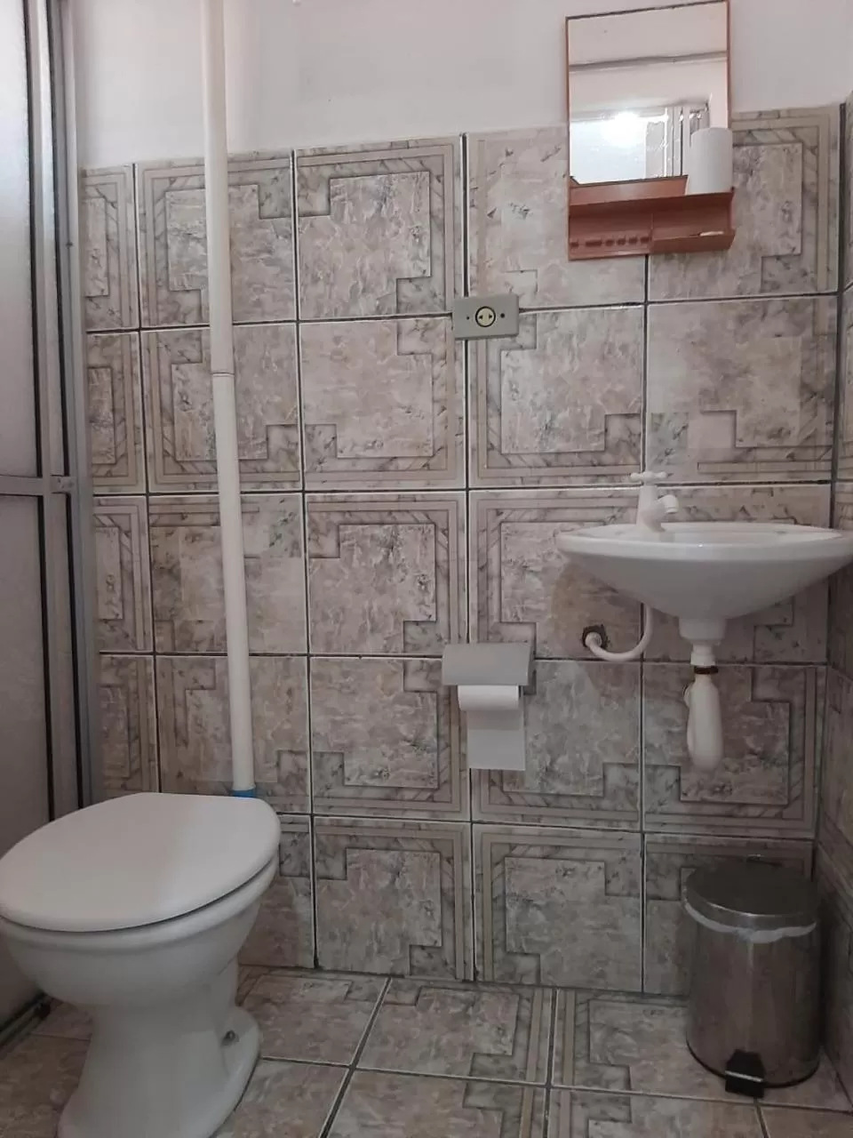 Bathroom in Pousada Canoas