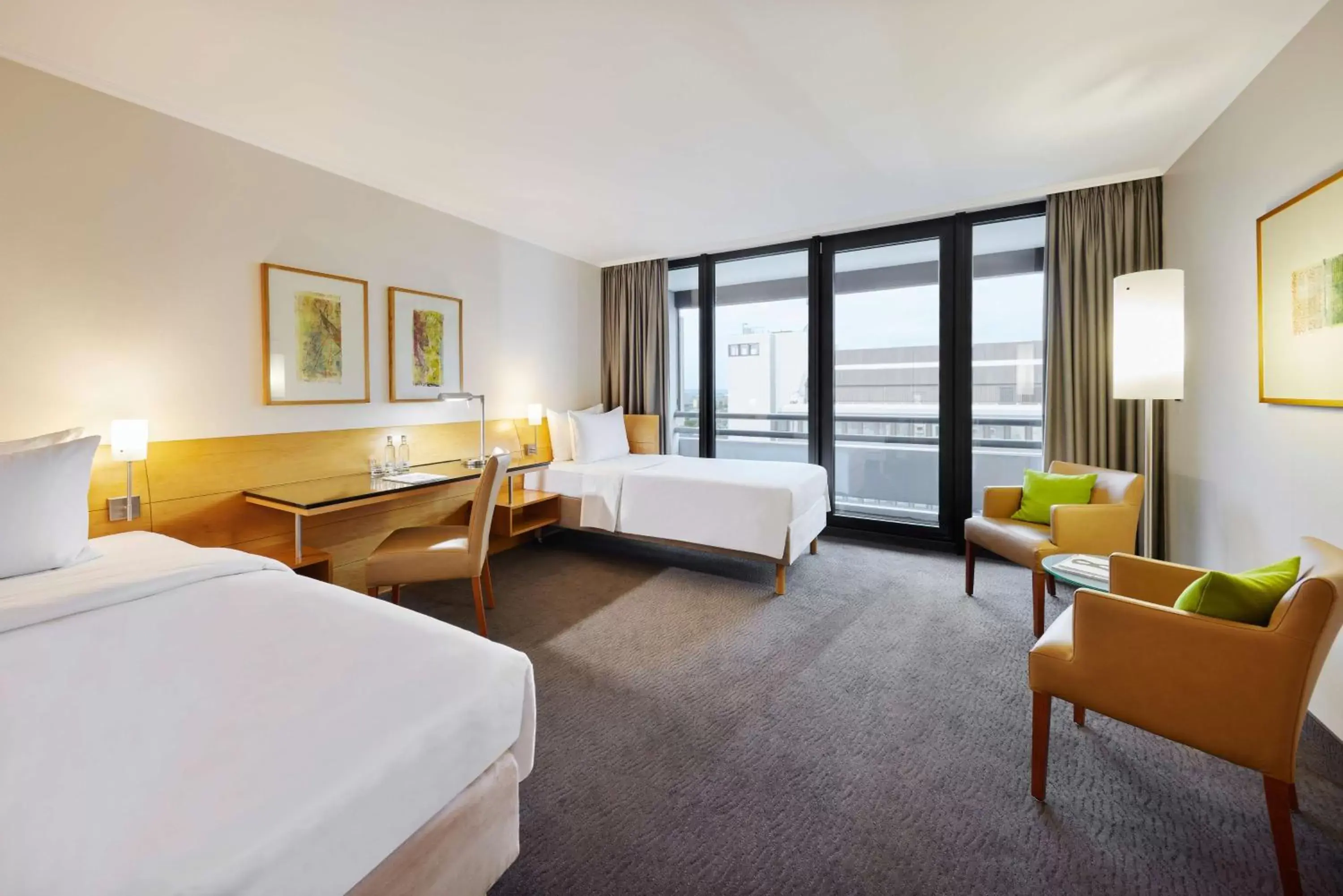 Twin Room in Lindner Hotel Dusseldorf Seestern, part of JdV by Hyatt Twin Room in Lindner Hotel Dusseldorf Seestern, part of JdV by Hyatt