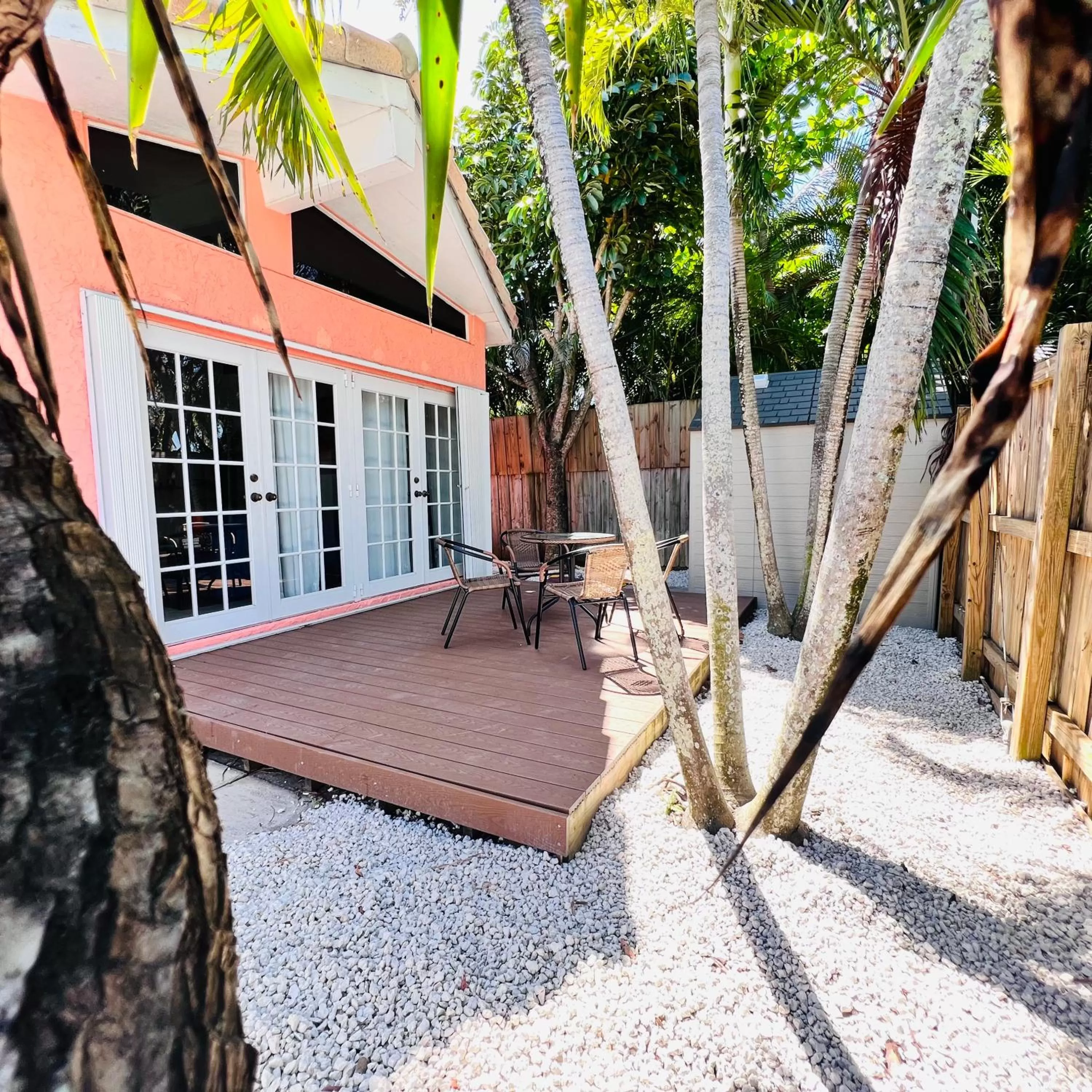 Patio in CocoBay 2BR Condos Near Beach, Galleria Mall, Wilton Manors, Cruise Port