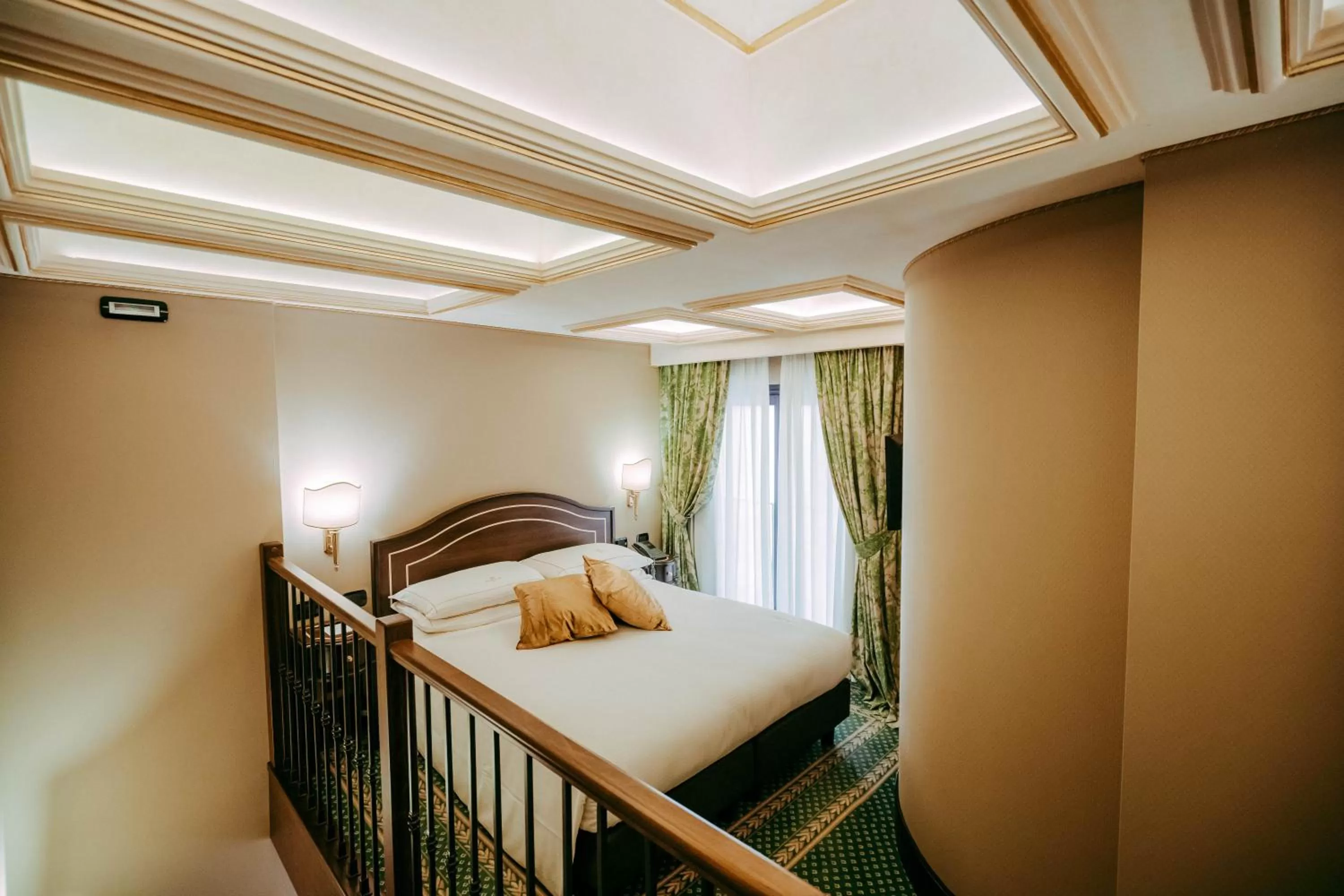 Bed in River Palace Hotel