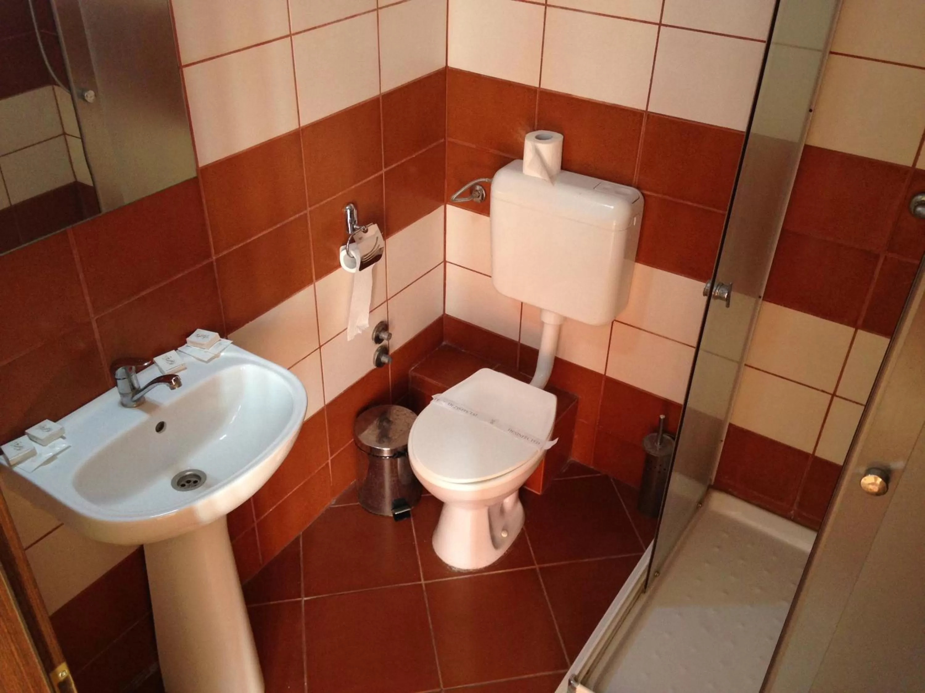 Shower, Bathroom in Hotel Romantik