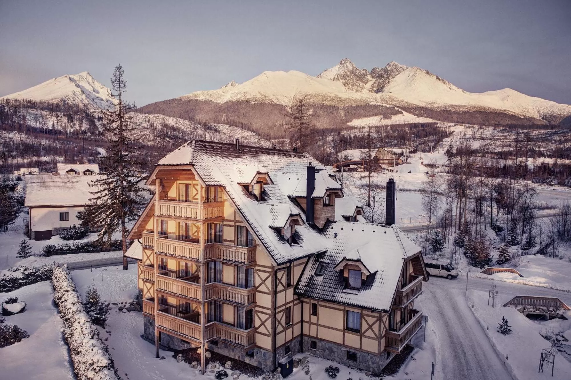 Bird's eye view in APLEND Hotel Kukučka