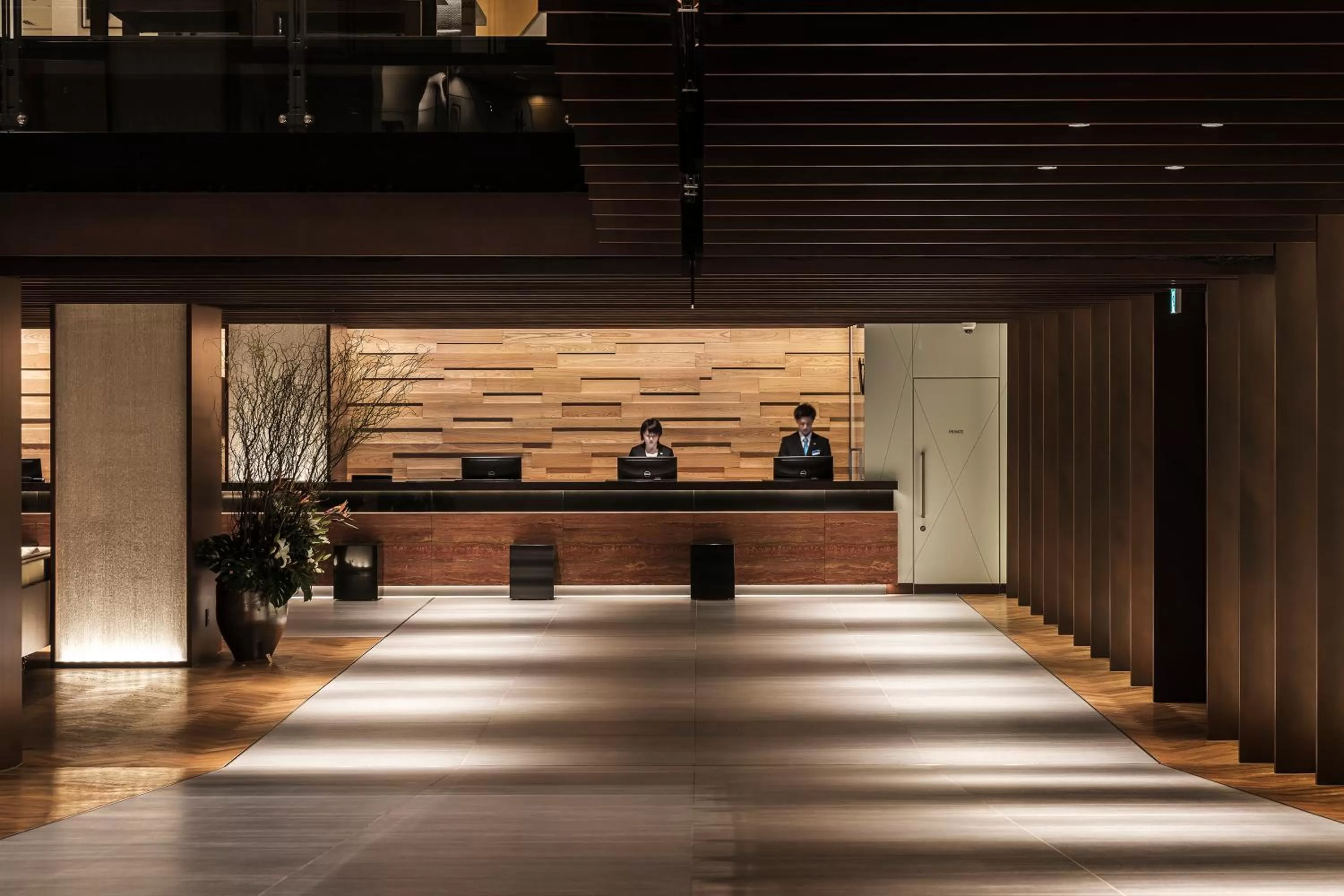Lobby or reception in Hakodate Kokusai Hotel