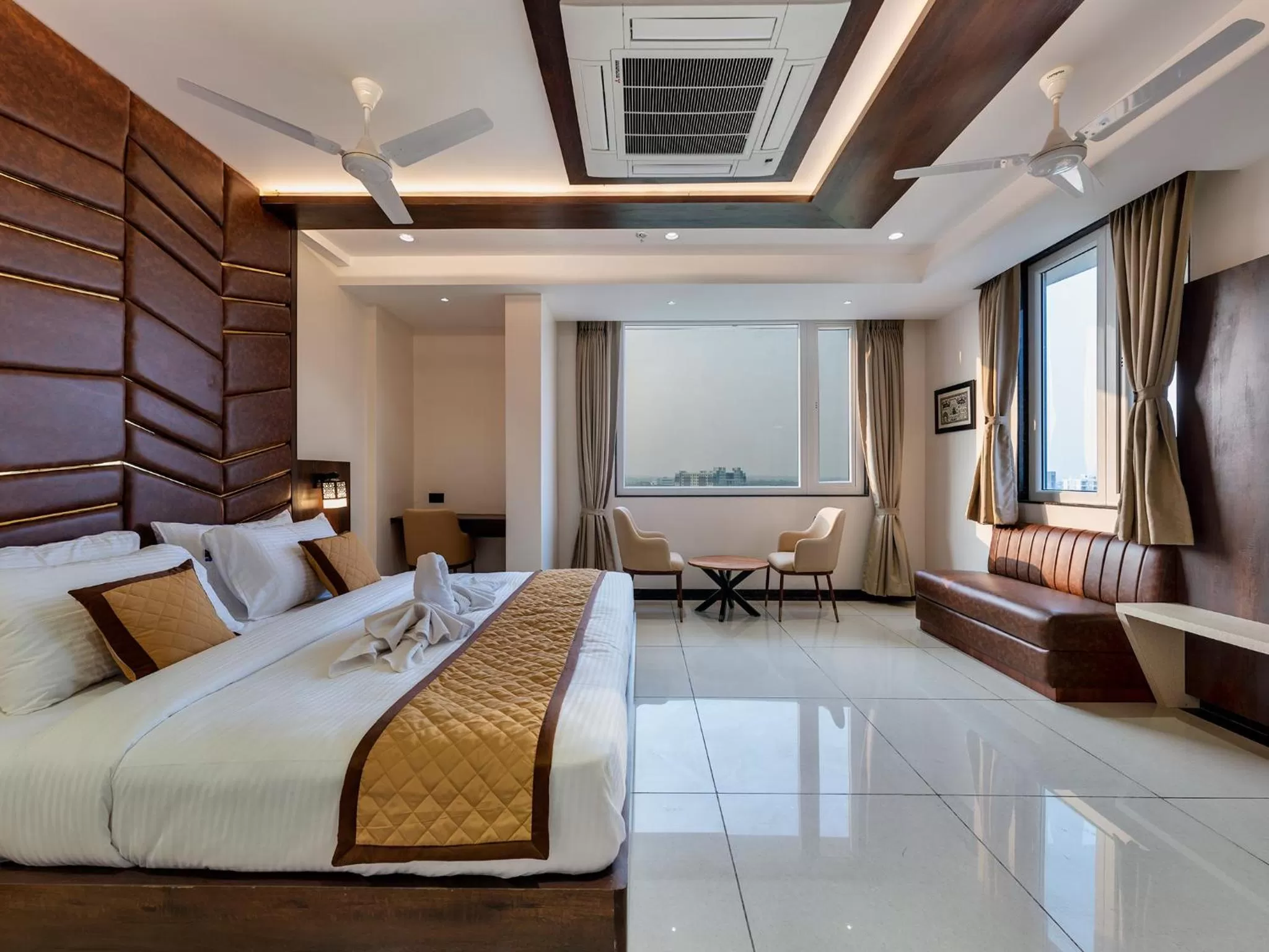 Bed in Golden Leaf Resort