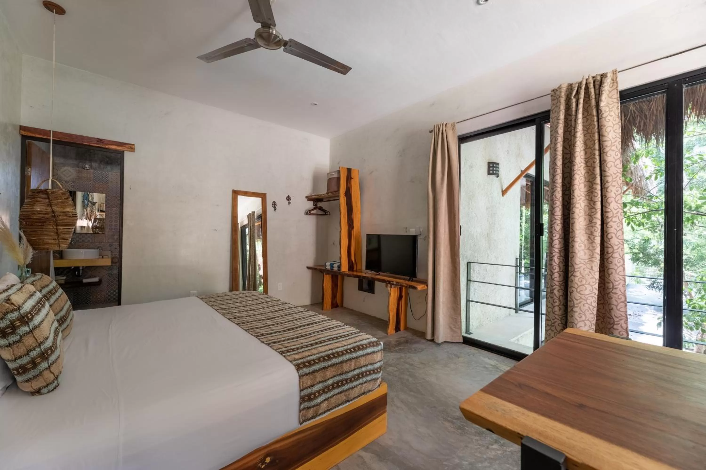 Bedroom, Bed in Trece Lunas Tulum - Enchanted Resort
