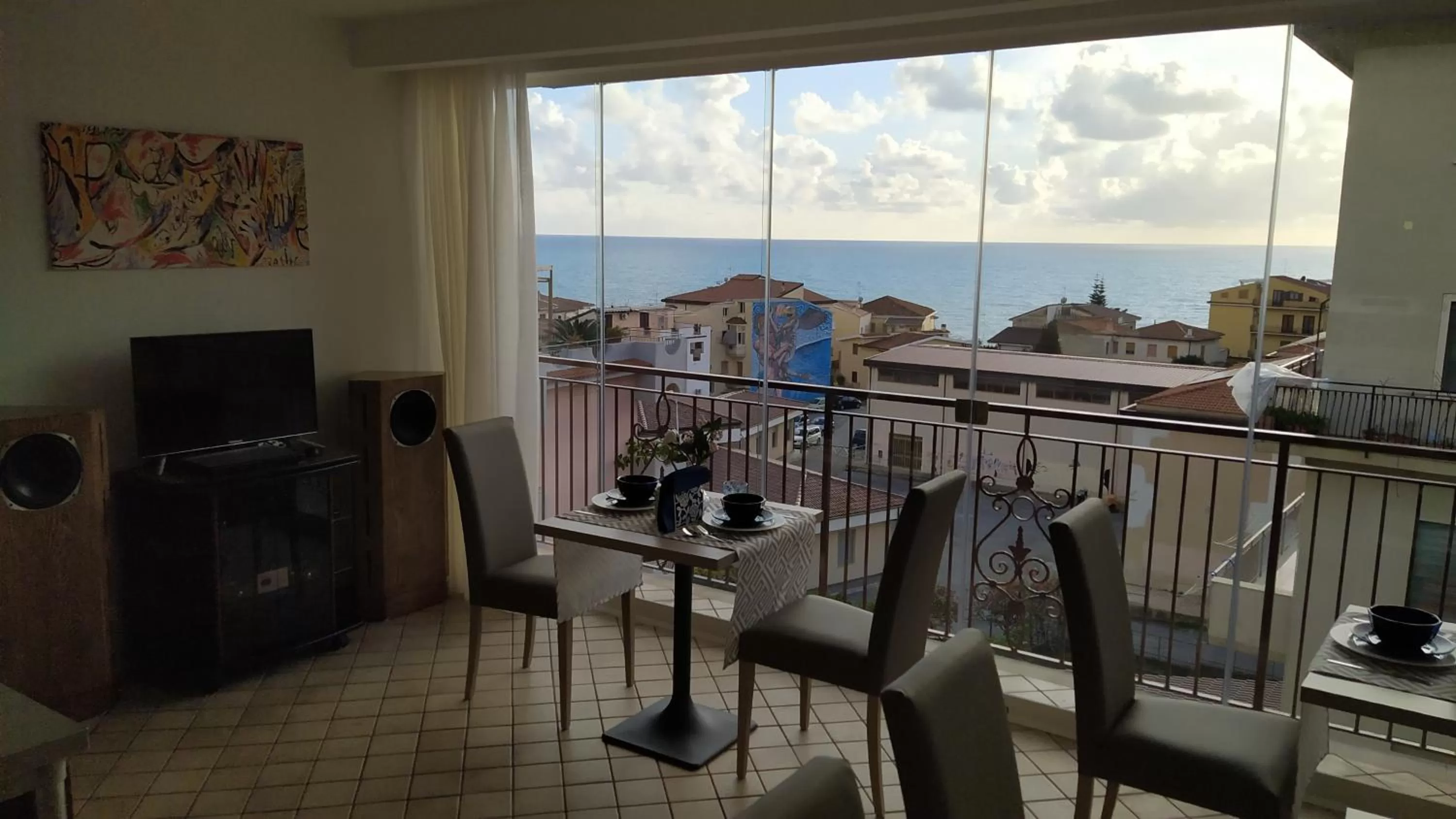 Patio in B&B La Stazione