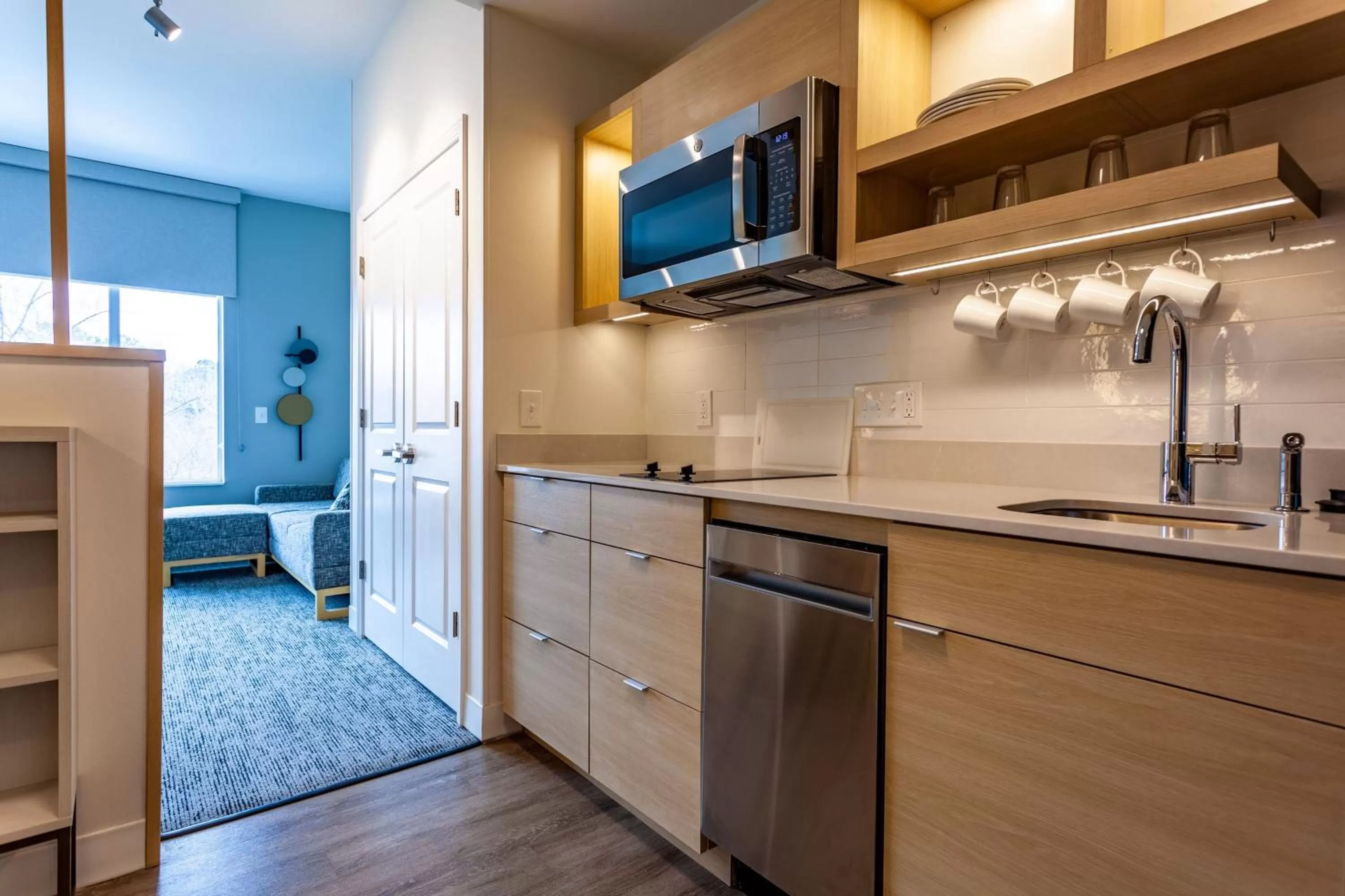 Kitchen or kitchenette in TownePlace Suites by Marriott Raleigh - University Area