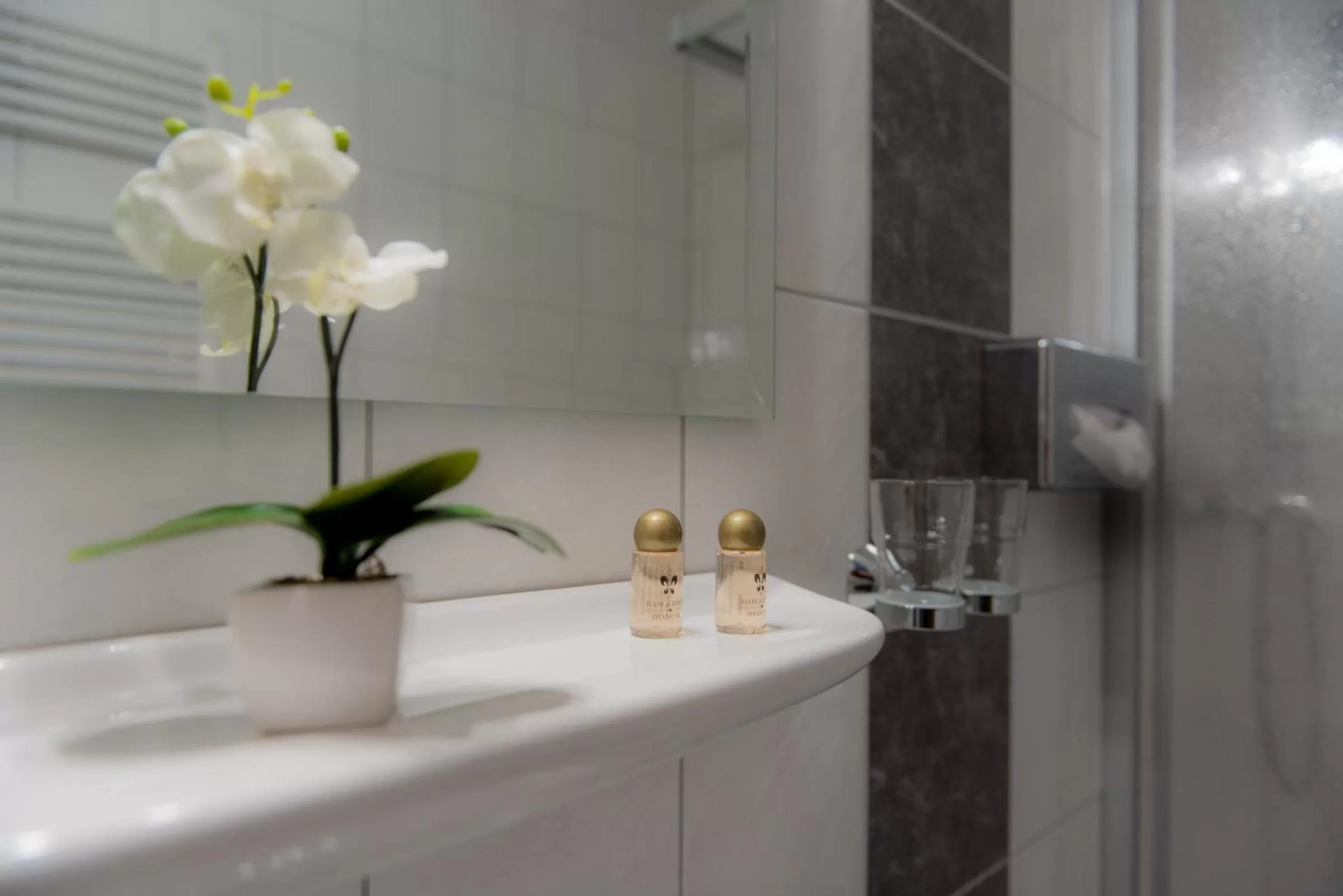 Bathroom in Hotel Restaurant Brigitte