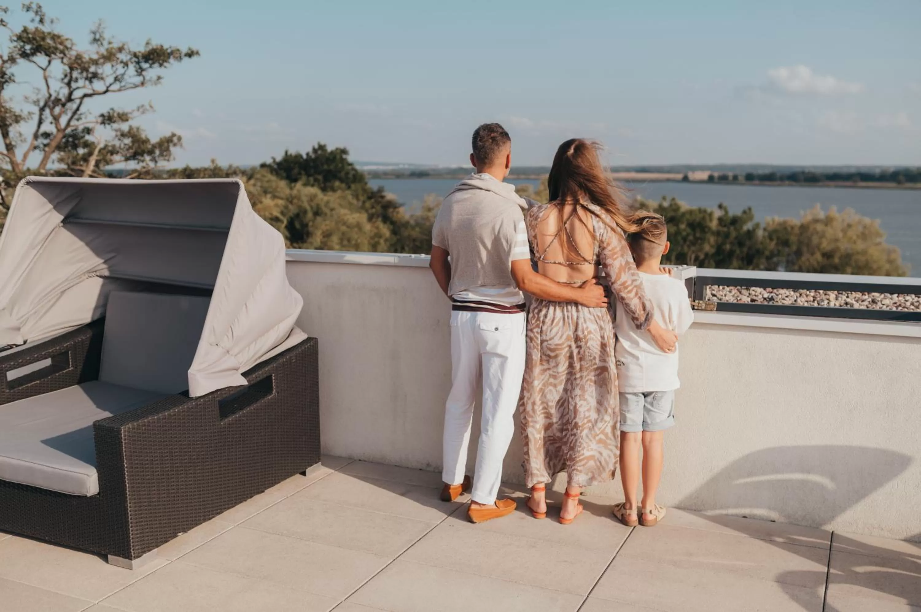 Natural landscape in Molo Park Mielno