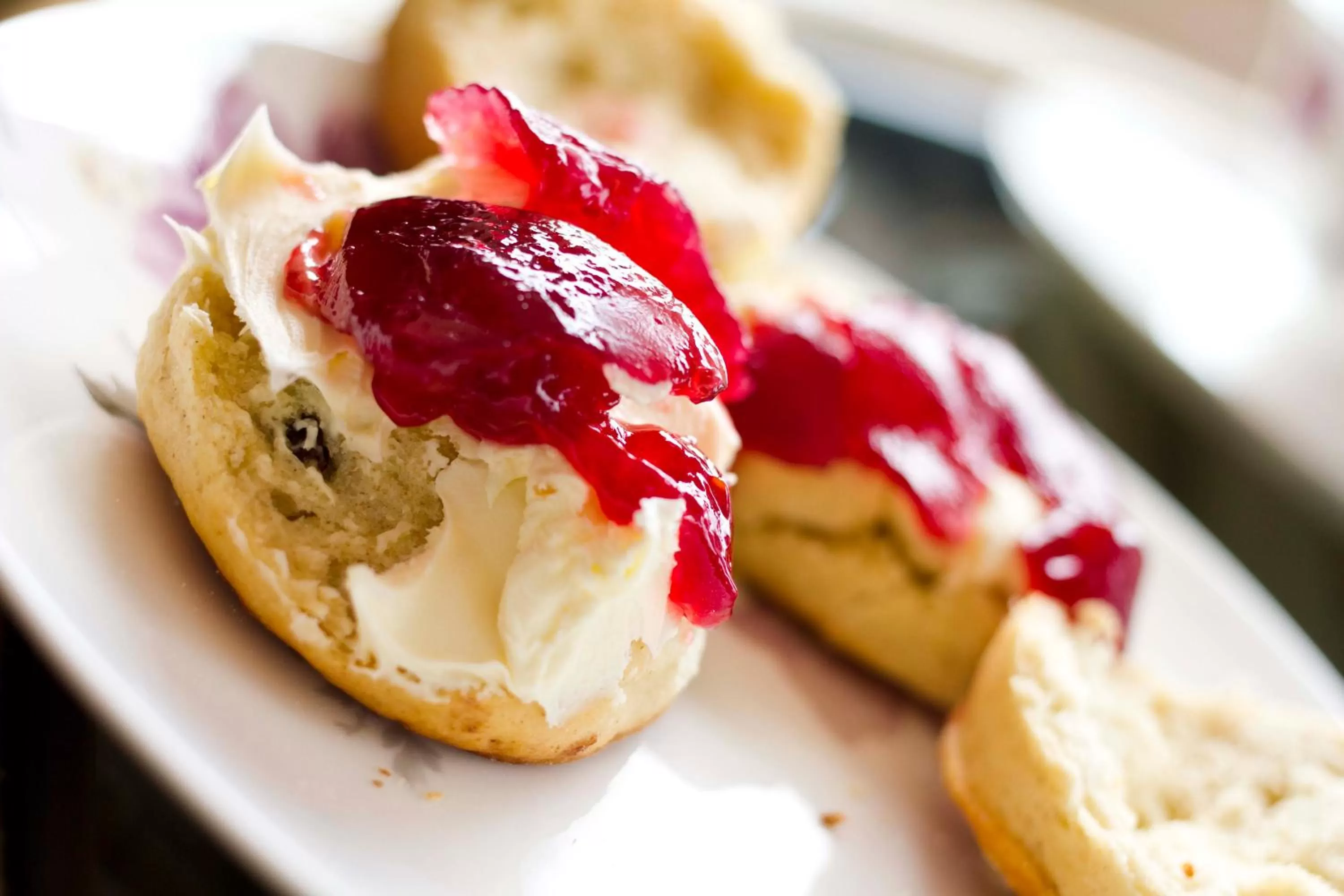 Food close-up in Duke Of Cornwall Hotel