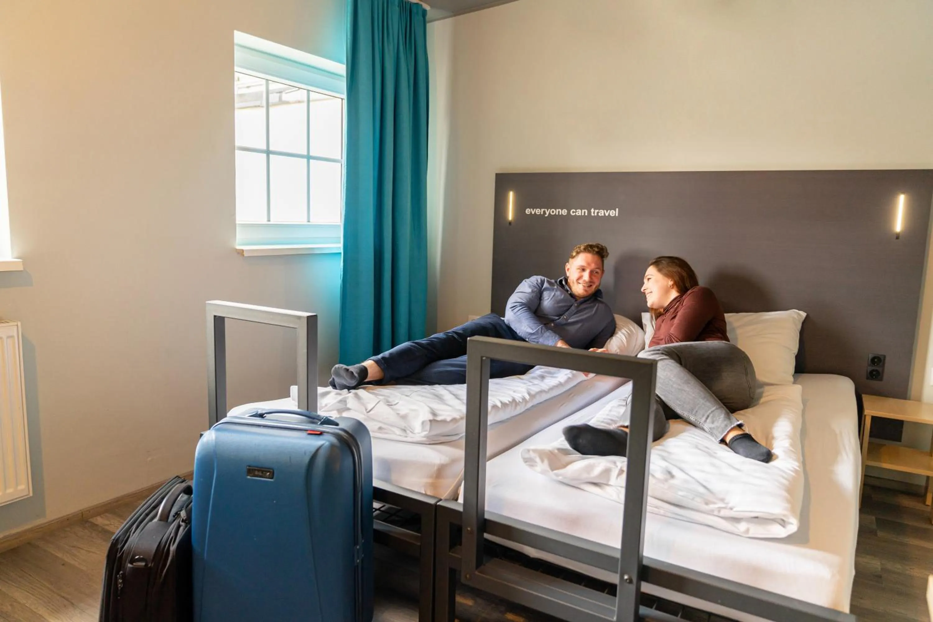 People, Bed in a&o Salzburg Hauptbahnhof