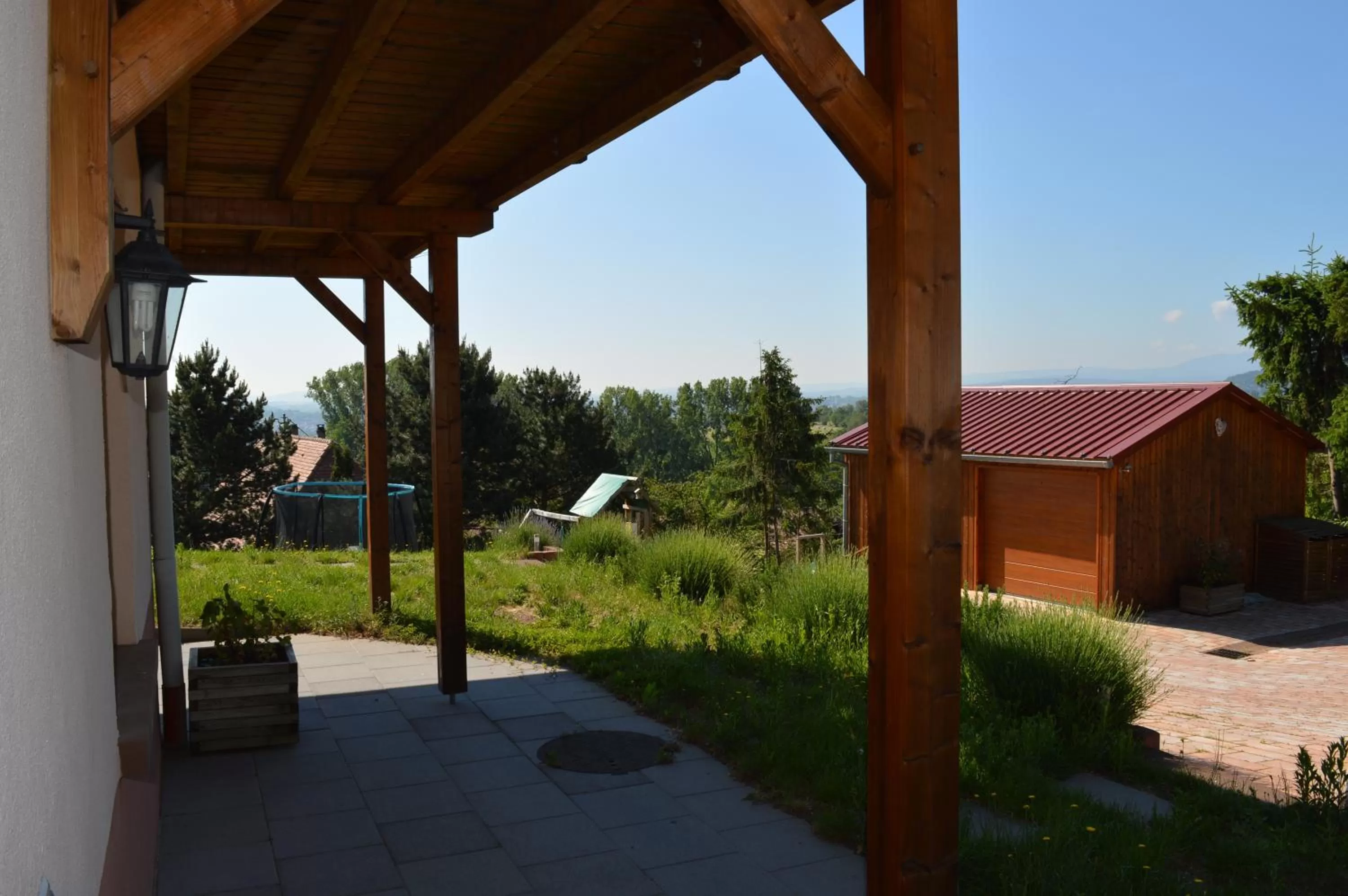 Garden in Chambres d'hôtes Les vignes