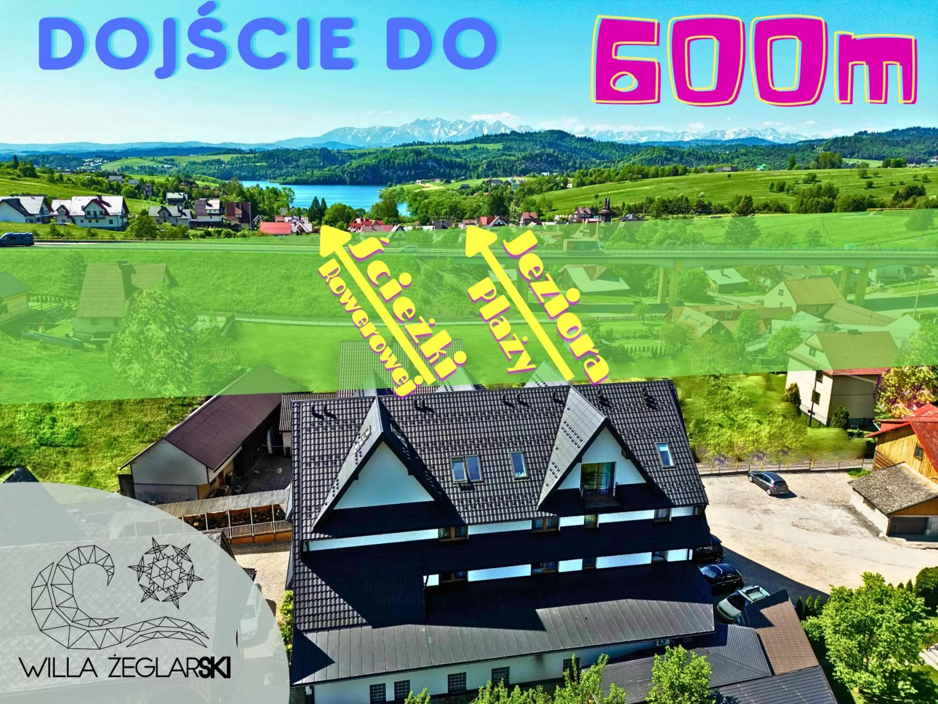 Mountain view in Willa ŻeglarSki