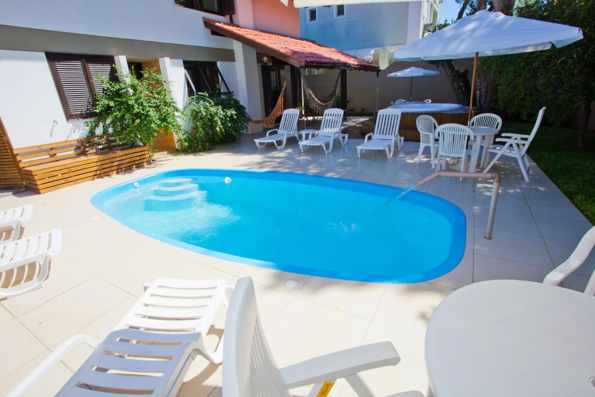 Patio, Swimming Pool in Beach House Floripa